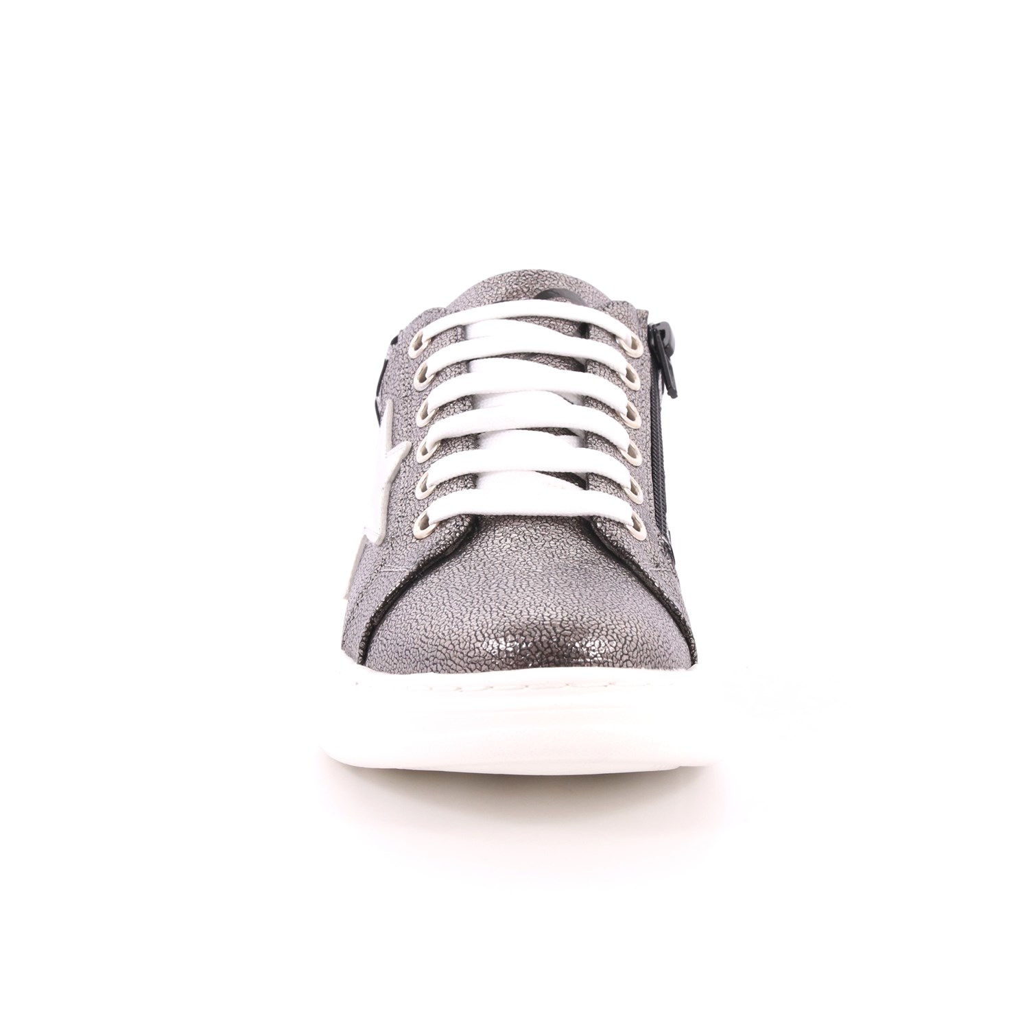 Scarpa Allacciata Cafè Noir Bambina Argento Scarpa Allacciata Cafè Noir Bambina Argento Scarpe 2 - C-241A