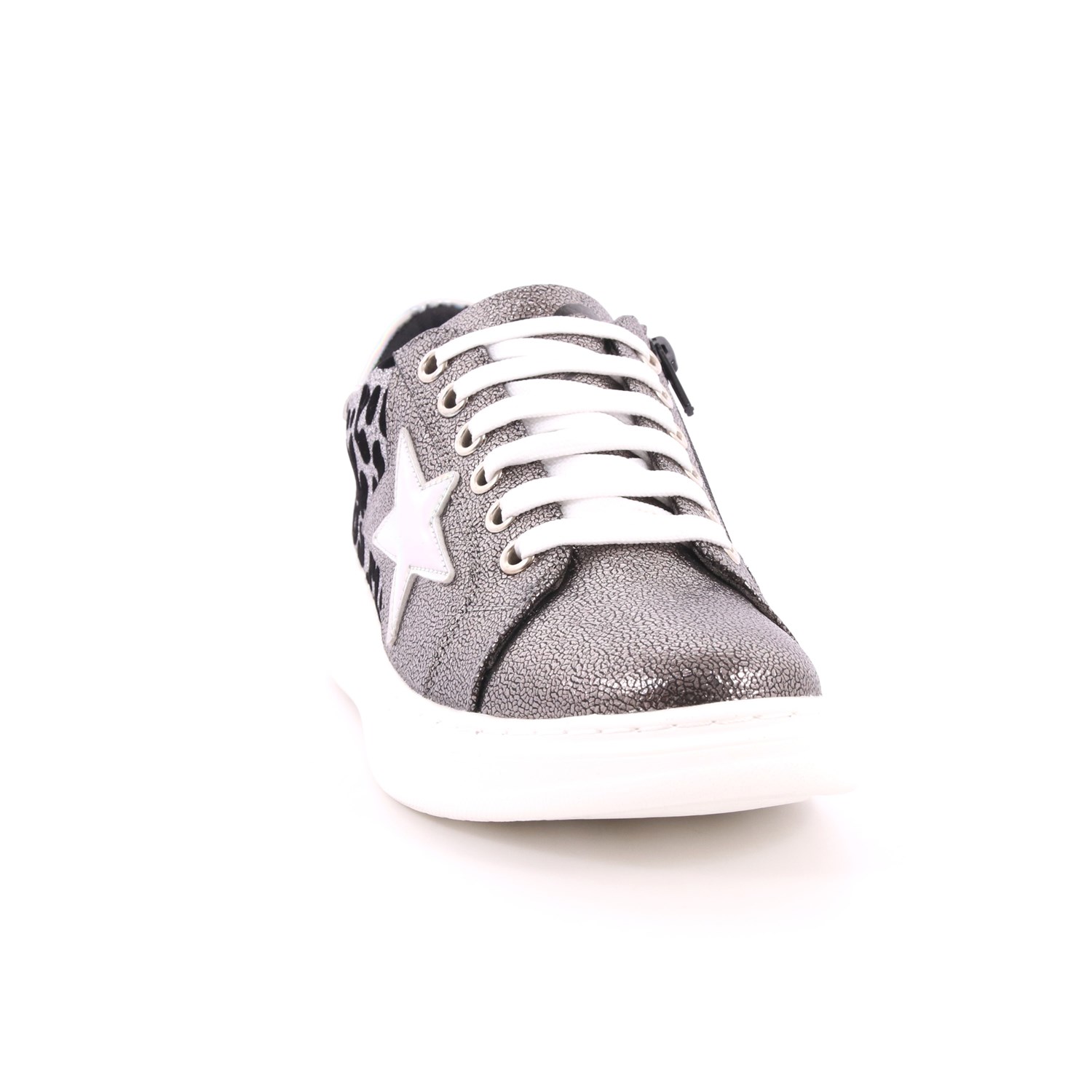Scarpa Allacciata Cafè Noir Bambina Argento Scarpa Allacciata Cafè Noir Bambina Argento Scarpe 2 - C-241A