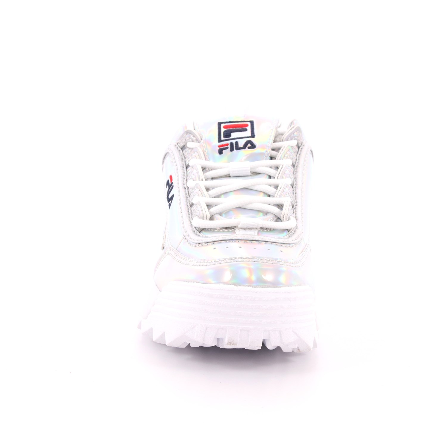 Scarpa Allacciata Fila Bambina Argento Scarpa Allacciata Fila Bambina Argento Scarpe 12 - 1010779
