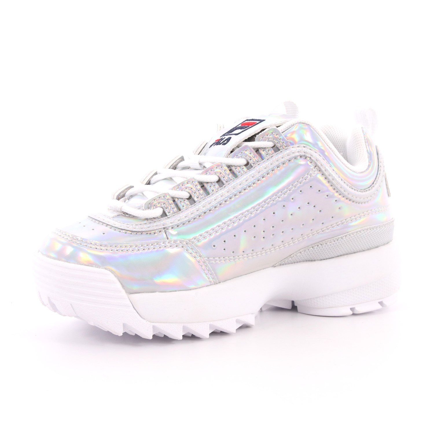 Scarpa Allacciata Fila Bambina Argento Scarpa Allacciata Fila Bambina Argento Scarpe 12 - 1010779