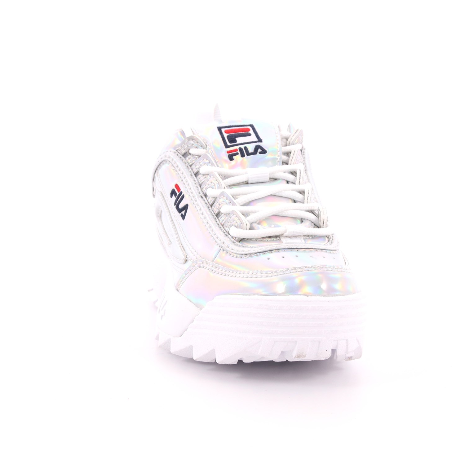 Scarpa Allacciata Fila Bambina Argento Scarpa Allacciata Fila Bambina Argento Scarpe 12 - 1010779
