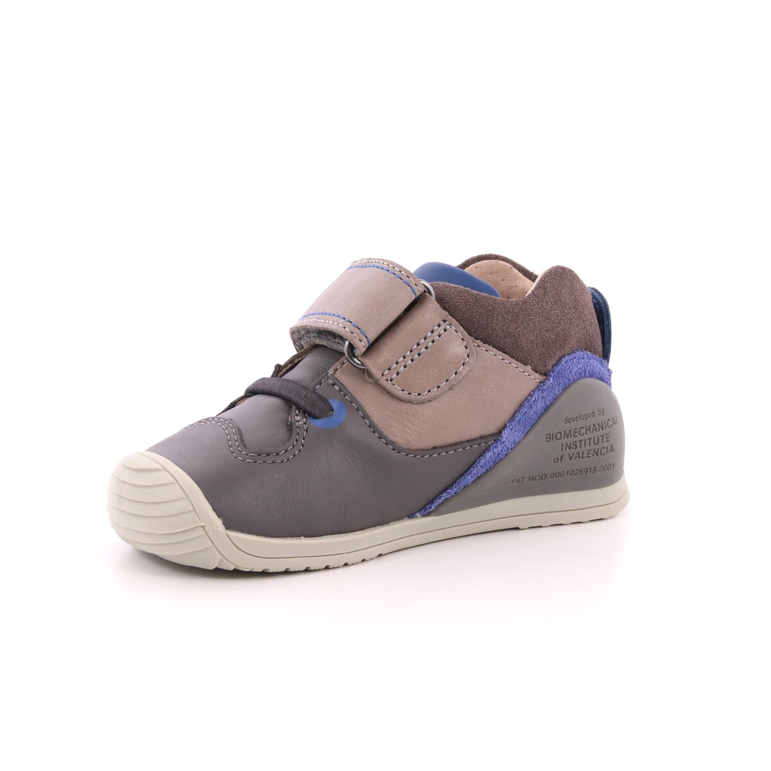 Scarpa Strappi + Elastico Biomecanics Bambino Grigio Scarpa Strappi + Elastico Biomecanics Bambino Grigio Scarpe 54 - 191156