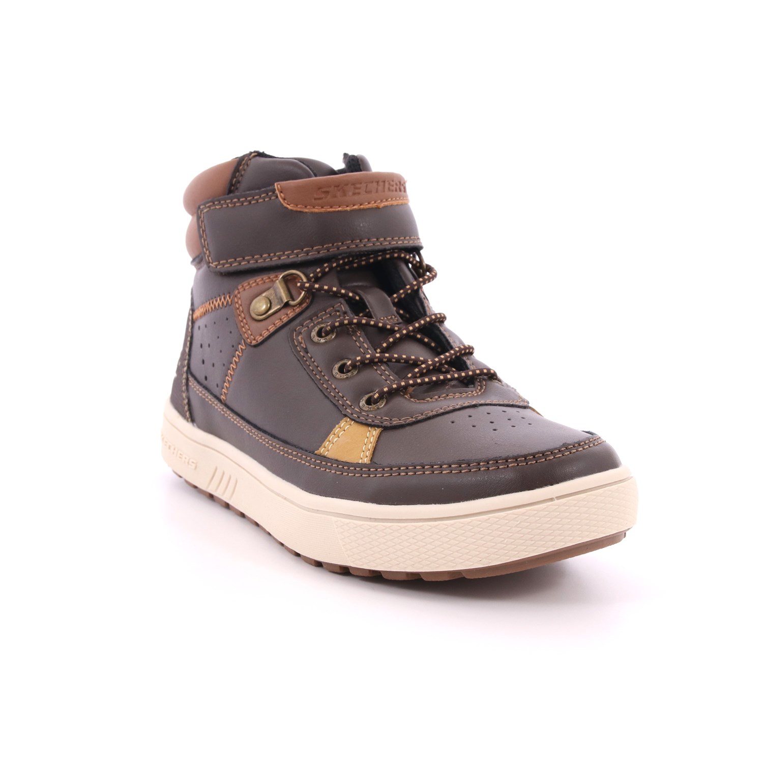 Scarpa Strappi + Elastico Skechers Bambino Marrone Scarpa Strappi + Elastico Skechers Bambino Marrone Scarpe 100 - 94127L