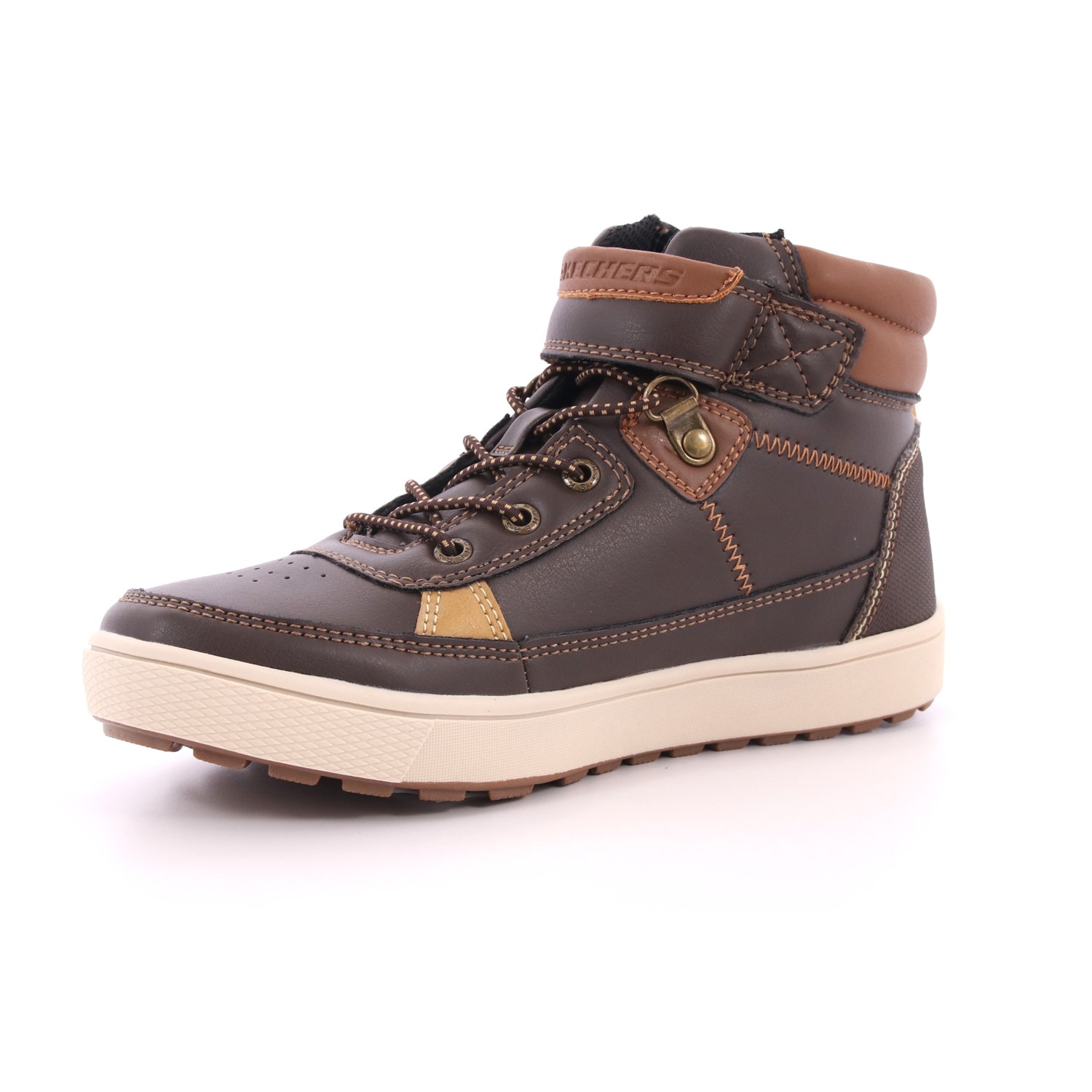 Scarpa Strappi + Elastico Skechers Bambino Marrone Scarpa Strappi + Elastico Skechers Bambino Marrone Scarpe 100 - 94127L