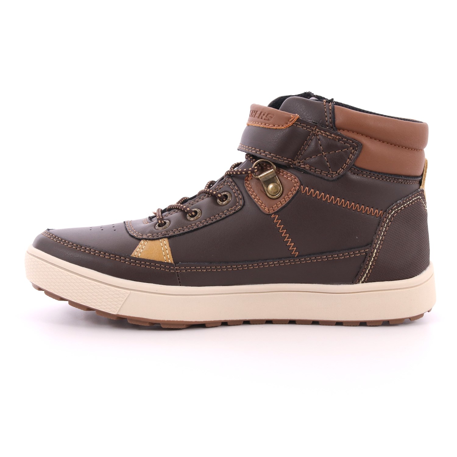Scarpa Strappi + Elastico Skechers Bambino Marrone Scarpa Strappi + Elastico Skechers Bambino Marrone Scarpe 100 - 94127L