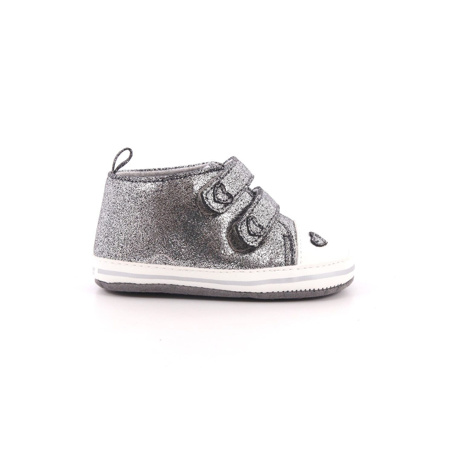 Scarpina Culla Chicco Bambino Argento Scarpina Culla Chicco Bambino Argento Scarpe 398 - 01062133