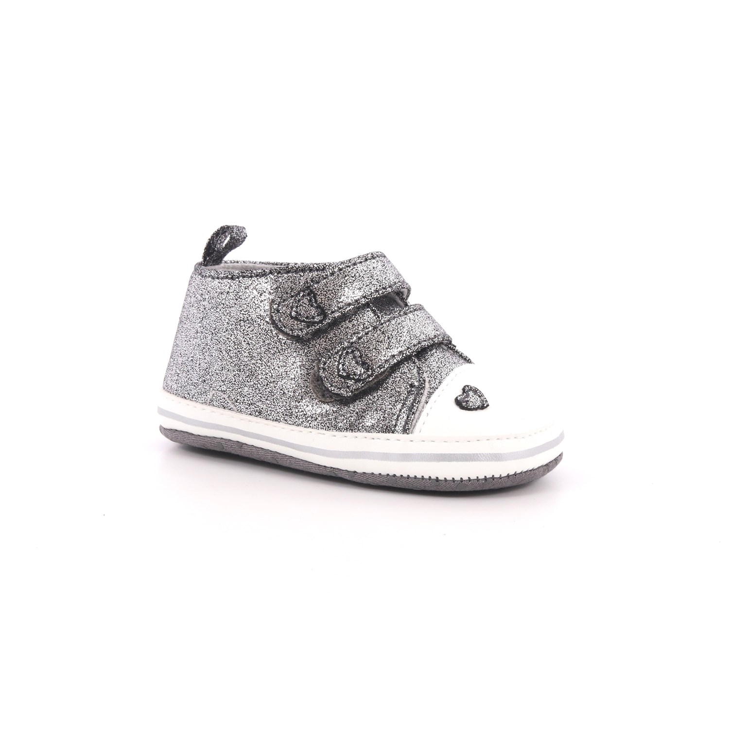 Scarpina Culla Chicco Bambino Argento Scarpina Culla Chicco Bambino Argento Scarpe 398 - 01062133