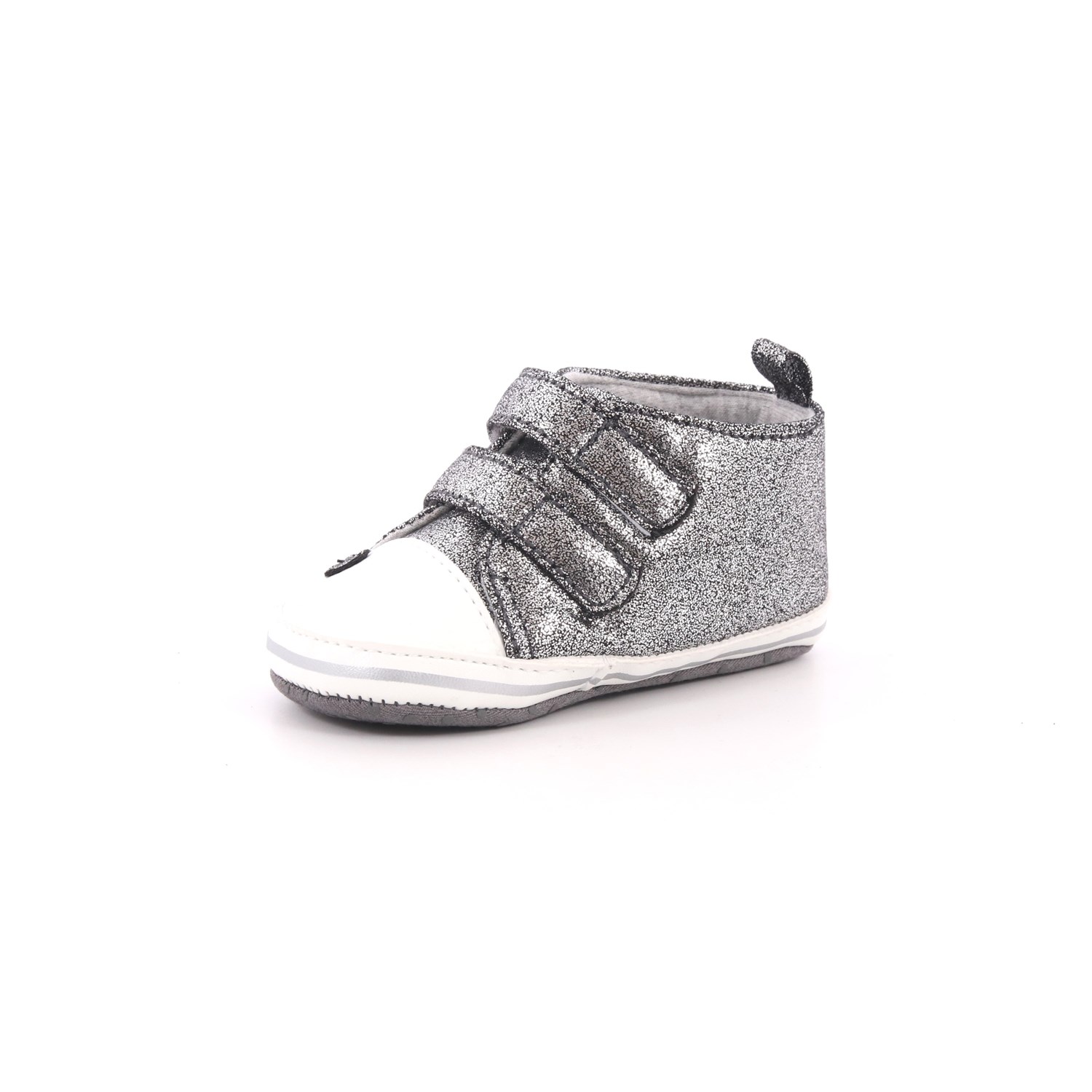 Scarpina Culla Chicco Bambino Argento Scarpina Culla Chicco Bambino Argento Scarpe 398 - 01062133