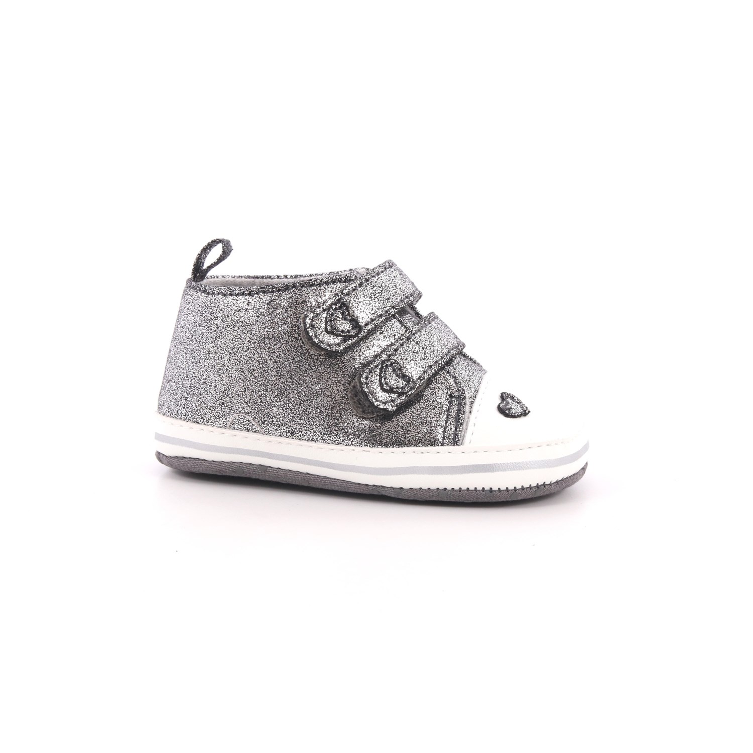 Scarpina Culla Chicco Bambino Argento Scarpina Culla Chicco Bambino Argento Scarpe 398 - 01062133