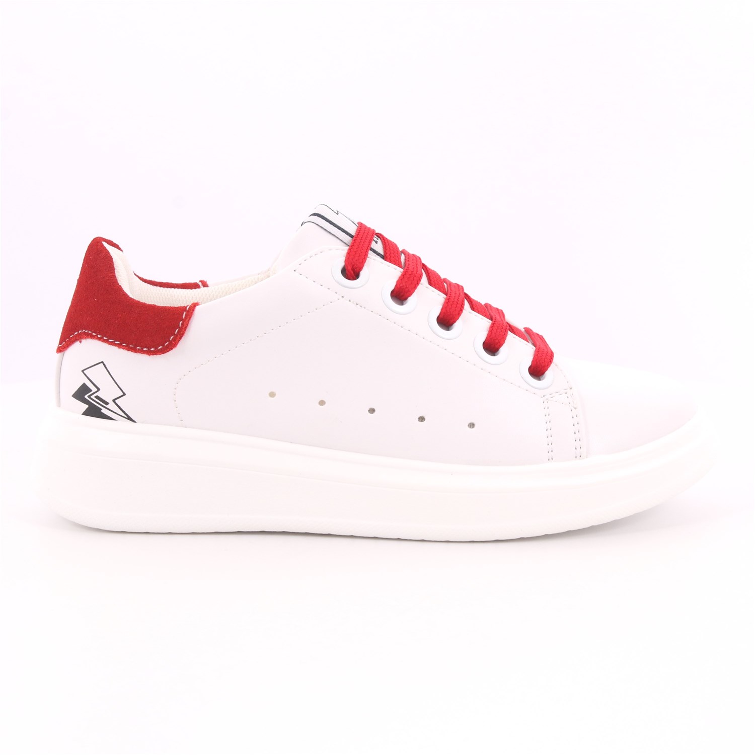 Scarpa Allacciata Asso Bambino Bianco Scarpa Allacciata Asso Bambino Bianco Scarpe 343 - AG-5415B