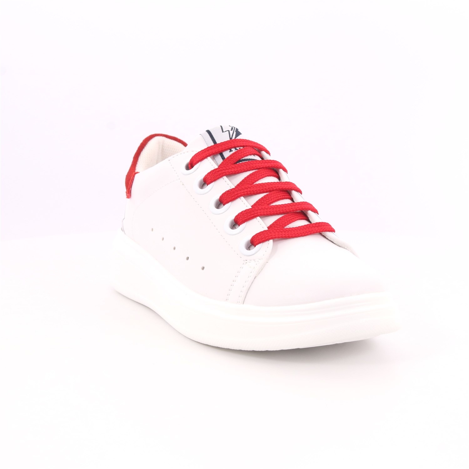 Scarpa Allacciata Asso Bambino Bianco Scarpa Allacciata Asso Bambino Bianco Scarpe 343 - AG-5415B