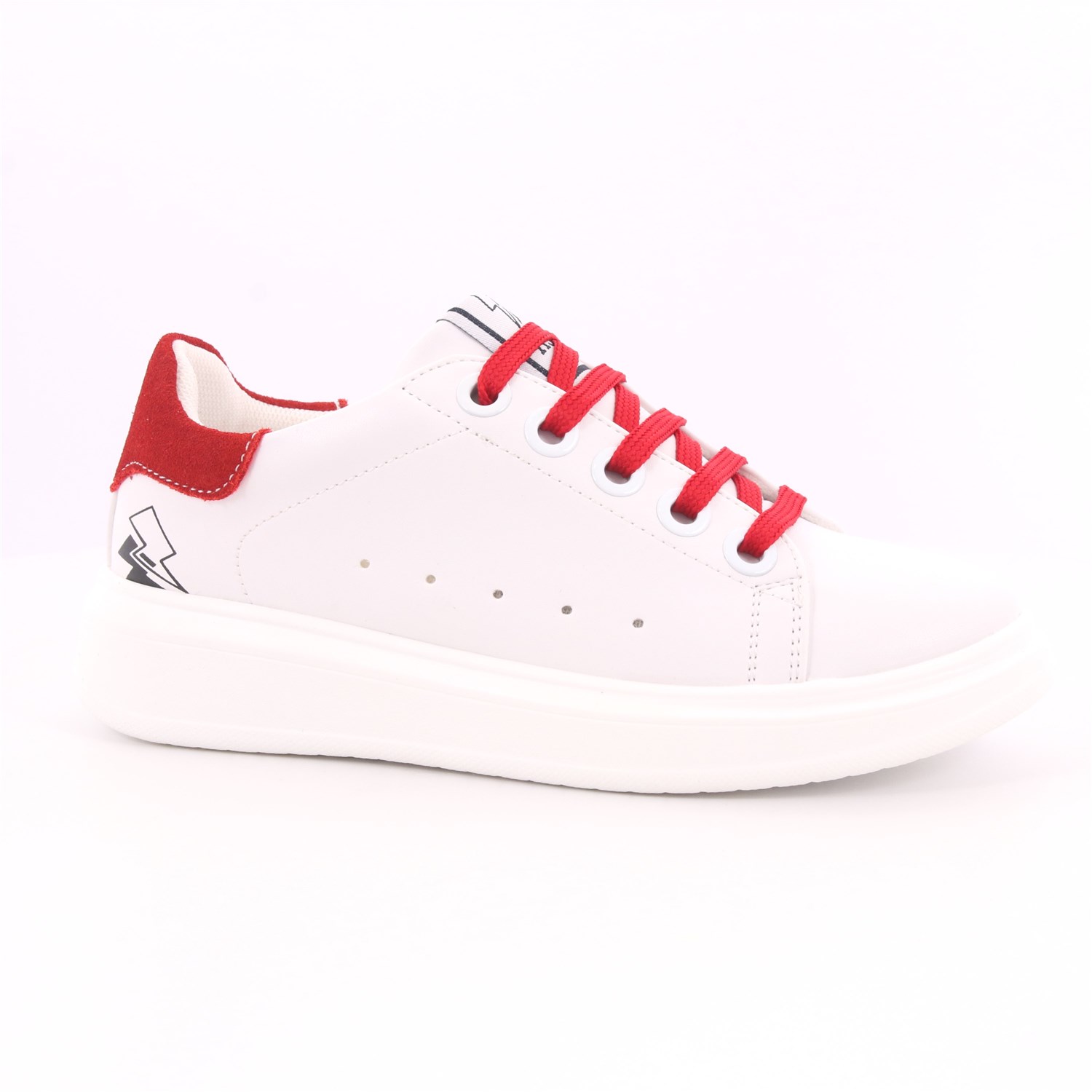 Scarpa Allacciata Asso Bambino Bianco Scarpa Allacciata Asso Bambino Bianco Scarpe 343 - AG-5415B