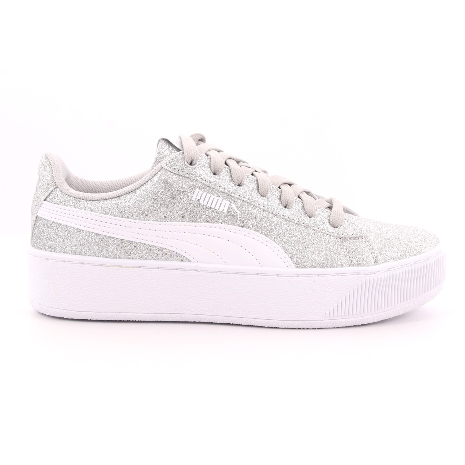 Scarpa Allacciata Puma Bambina Argento Scarpa Allacciata Puma Bambina Argento Scarpe 202 - 36685603
