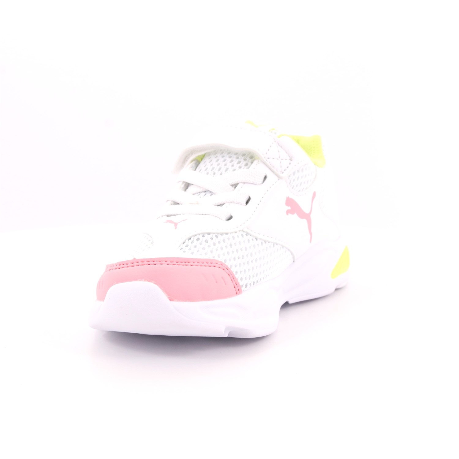 Scarpa Strappi + Elastico Puma Bambina Bianco Scarpa Strappi + Elastico Puma Bambina Bianco Scarpe 255 - 37292704