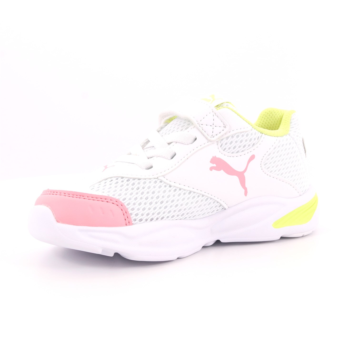 Scarpa Strappi + Elastico Puma Bambina Bianco Scarpa Strappi + Elastico Puma Bambina Bianco Scarpe 255 - 37292704