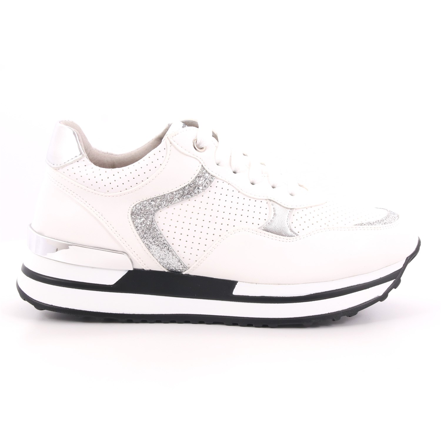 Scarpa Allacciata Keys Donna Bianco Scarpa Allacciata Keys Donna Bianco Scarpe 1 - K-1800B