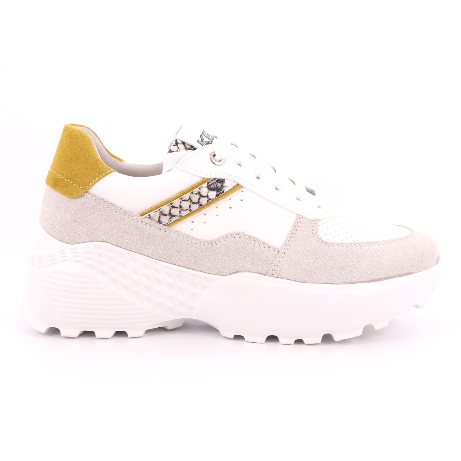 Scarpa Allacciata Keys Donna Bianco Scarpa Allacciata Keys Donna Bianco Scarpe 3 - K-1500A