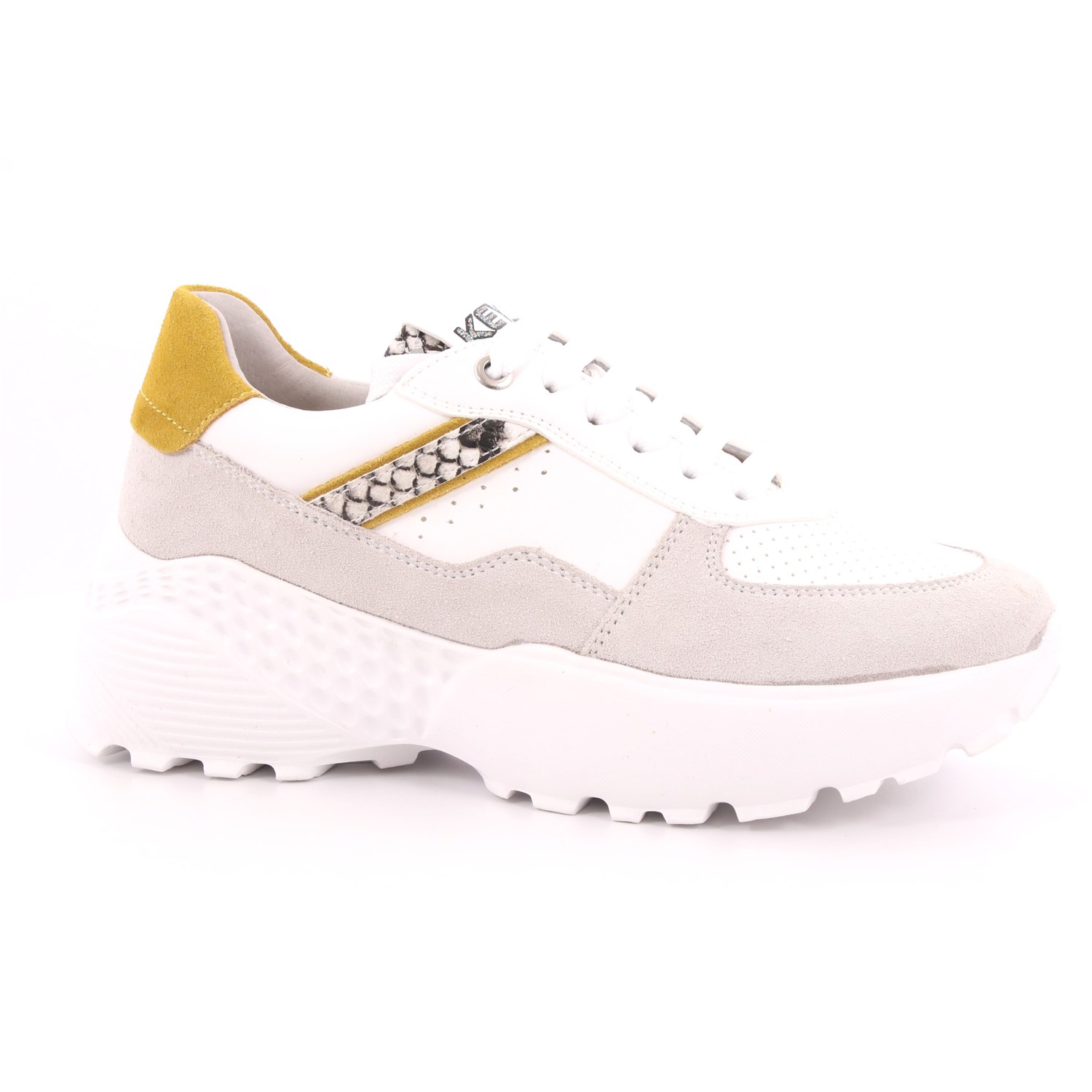 Scarpa Allacciata Keys Donna Bianco Scarpa Allacciata Keys Donna Bianco Scarpe 3 - K-1500A