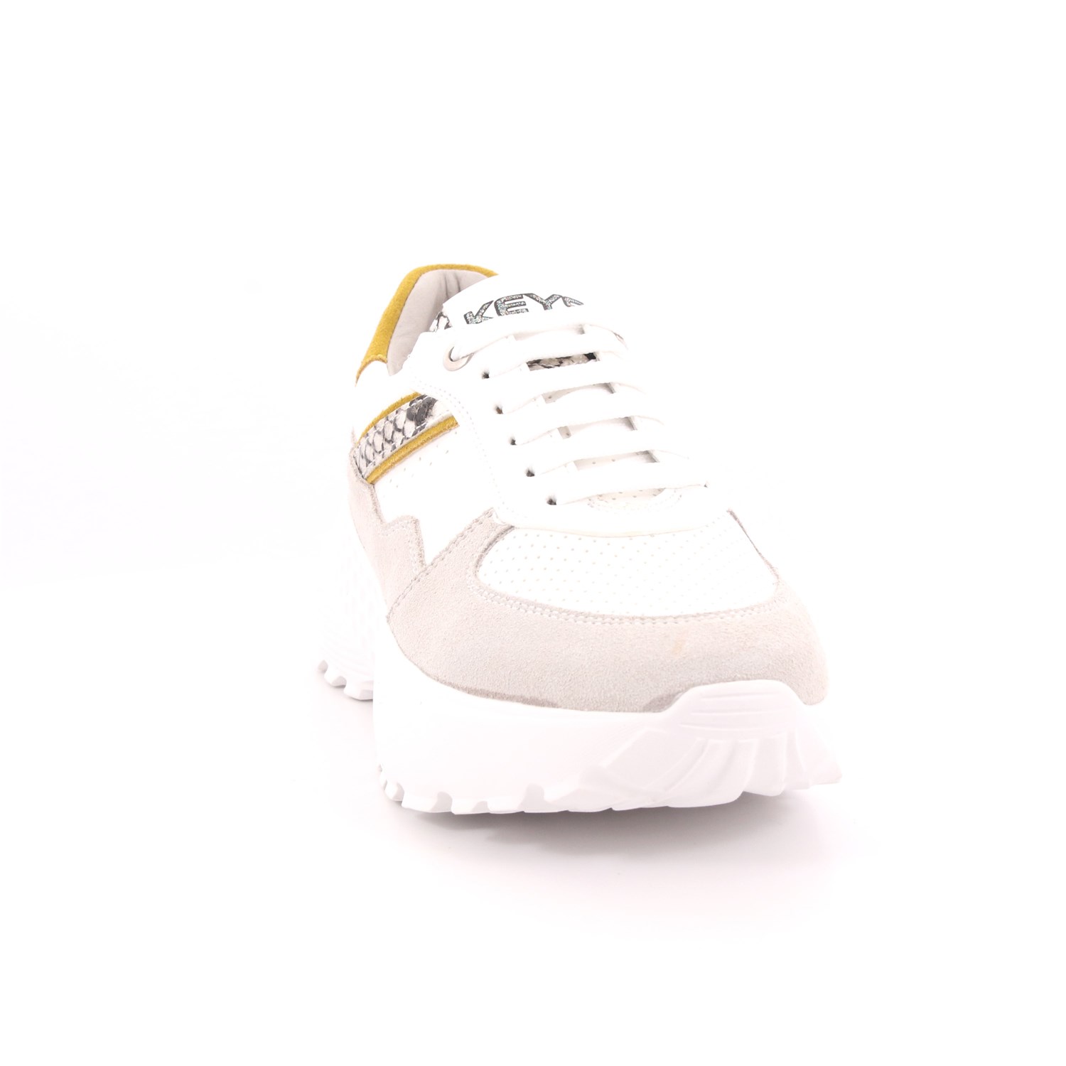 Scarpa Allacciata Keys Donna Bianco Scarpa Allacciata Keys Donna Bianco Scarpe 3 - K-1500A