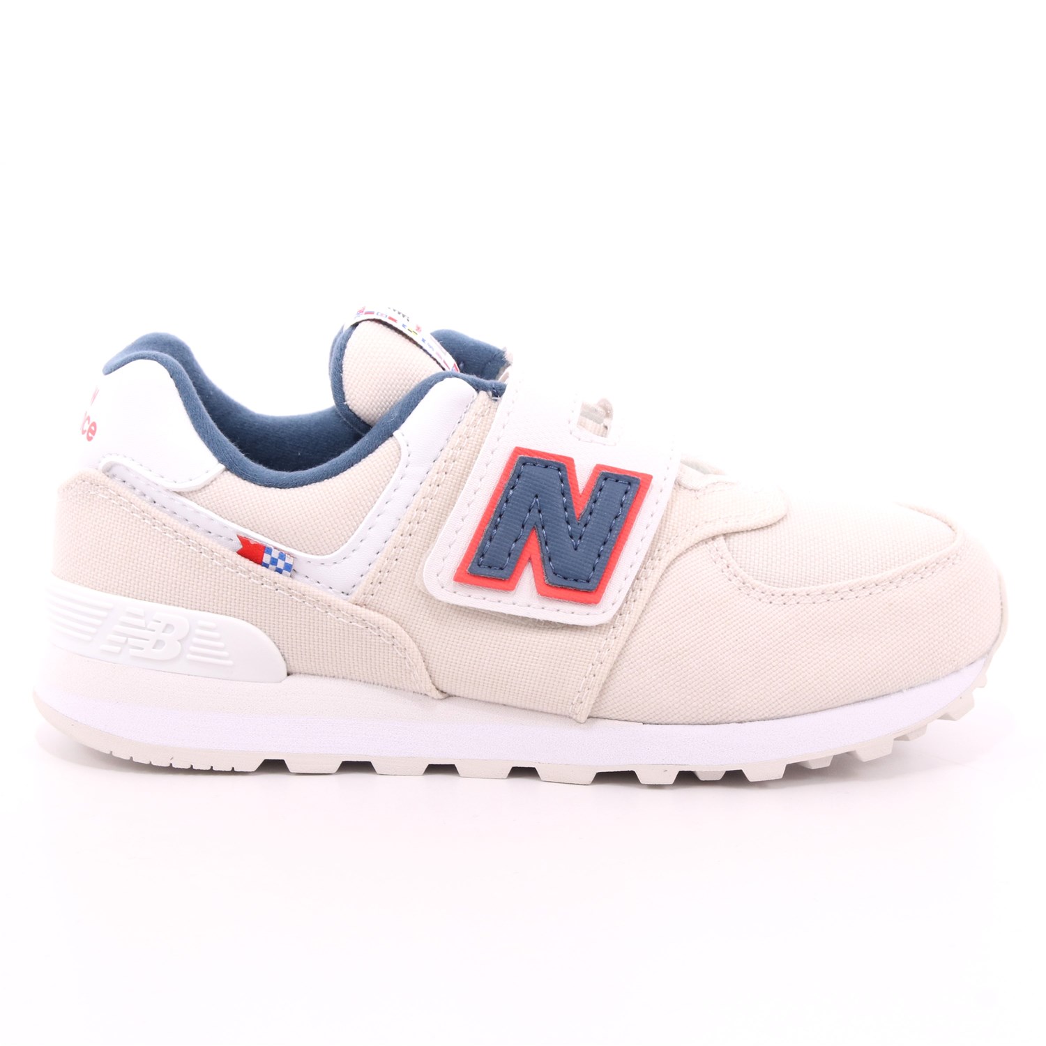 Scarpa Strappi New Balance Bambino Grigio Scarpa Strappi New Balance Bambino Grigio Scarpe 247 - NBYV574SOM