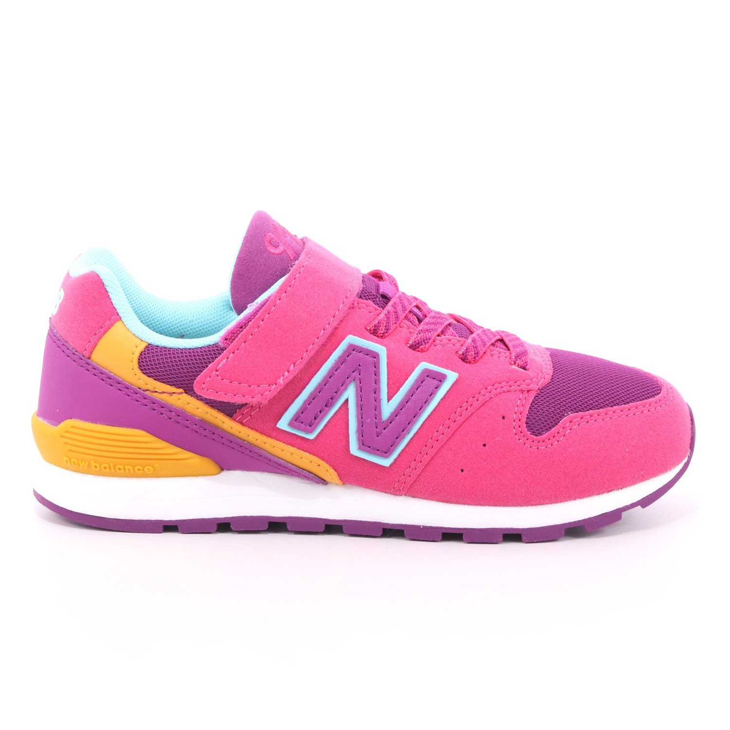 Scarpa Strappi + Elastico New Balance Bambina Fuxia Scarpa Strappi + Elastico New Balance Bambina Fuxia Scarpe 251 - NBYV996TMG