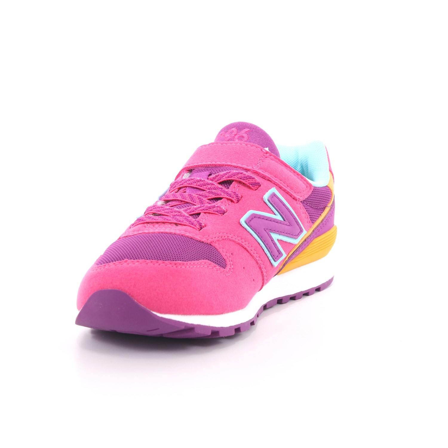 Scarpa Strappi + Elastico New Balance Bambina Fuxia Scarpa Strappi + Elastico New Balance Bambina Fuxia Scarpe 251 - NBYV996TMG