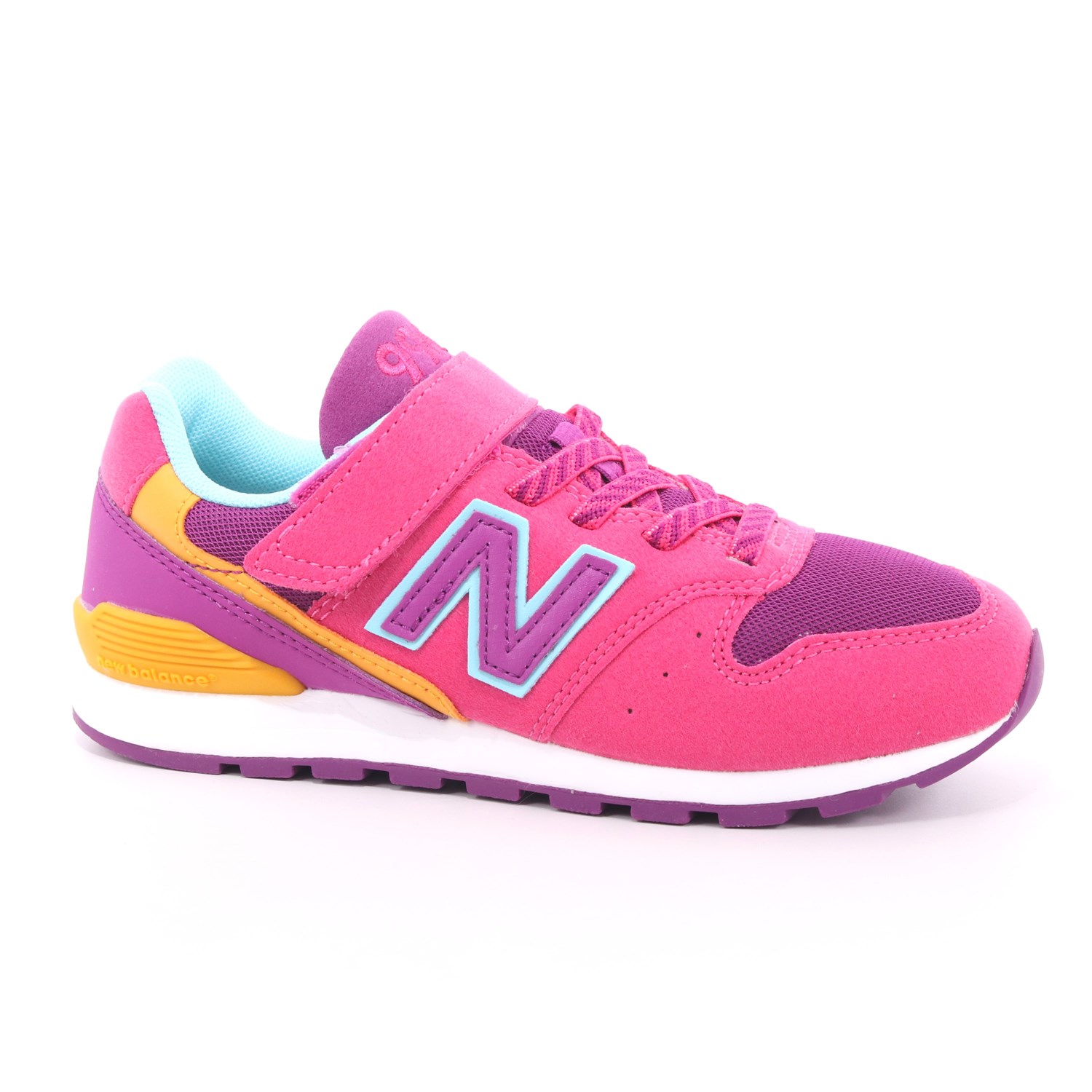 Scarpa Strappi + Elastico New Balance Bambina Fuxia Scarpa Strappi + Elastico New Balance Bambina Fuxia Scarpe 251 - NBYV996TMG