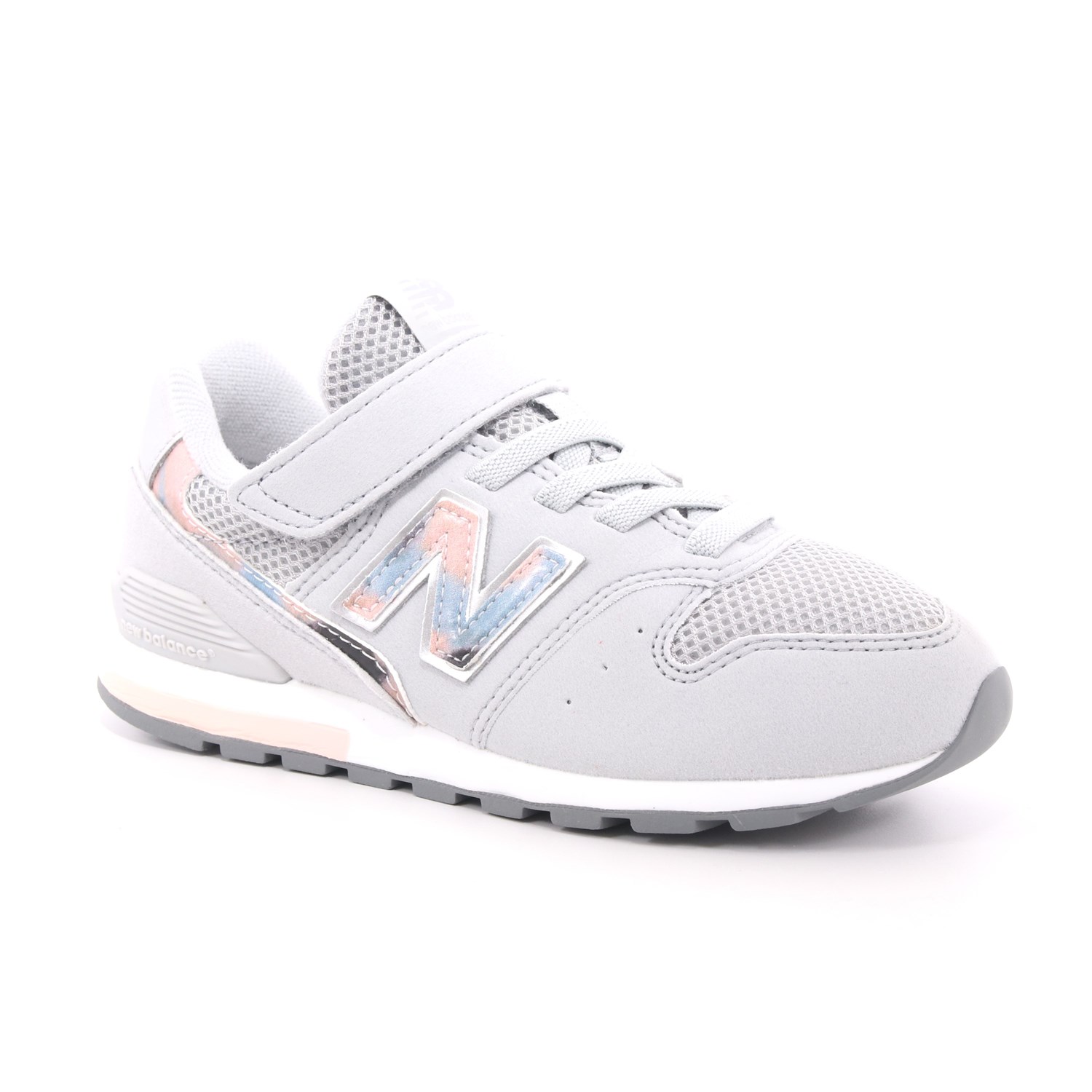 Scarpa Strappi + Elastico New Balance Bambina Grigio Scarpa Strappi + Elastico New Balance Bambina Grigio Scarpe 254 - NBYV996GS