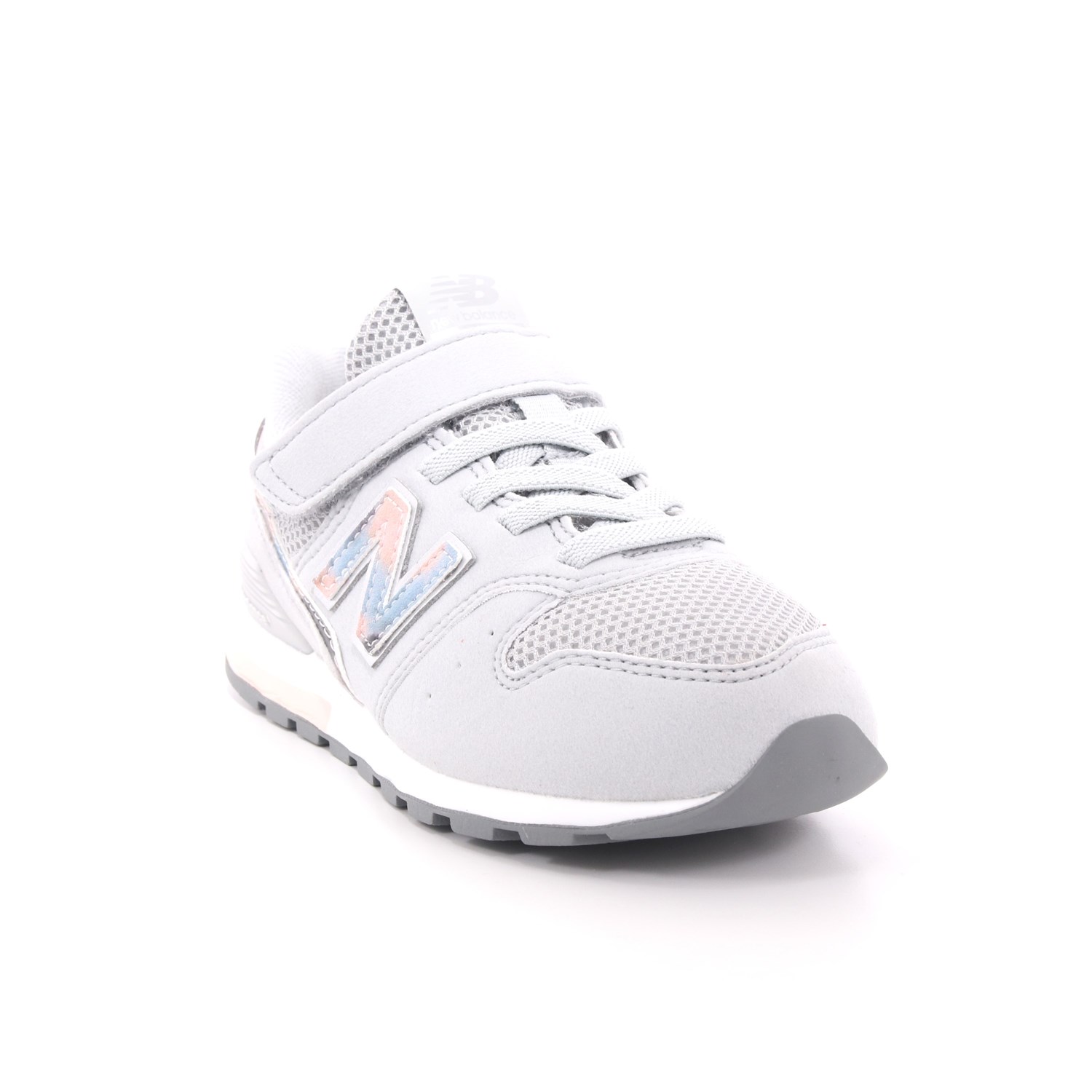 Scarpa Strappi + Elastico New Balance Bambina Grigio Scarpa Strappi + Elastico New Balance Bambina Grigio Scarpe 254 - NBYV996GS