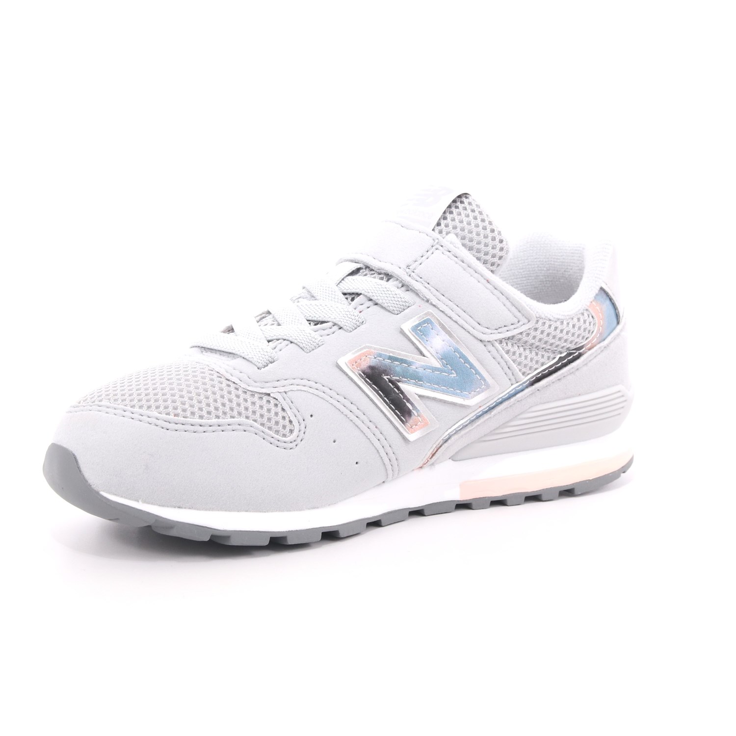 Scarpa Strappi + Elastico New Balance Bambina Grigio Scarpa Strappi + Elastico New Balance Bambina Grigio Scarpe 254 - NBYV996GS