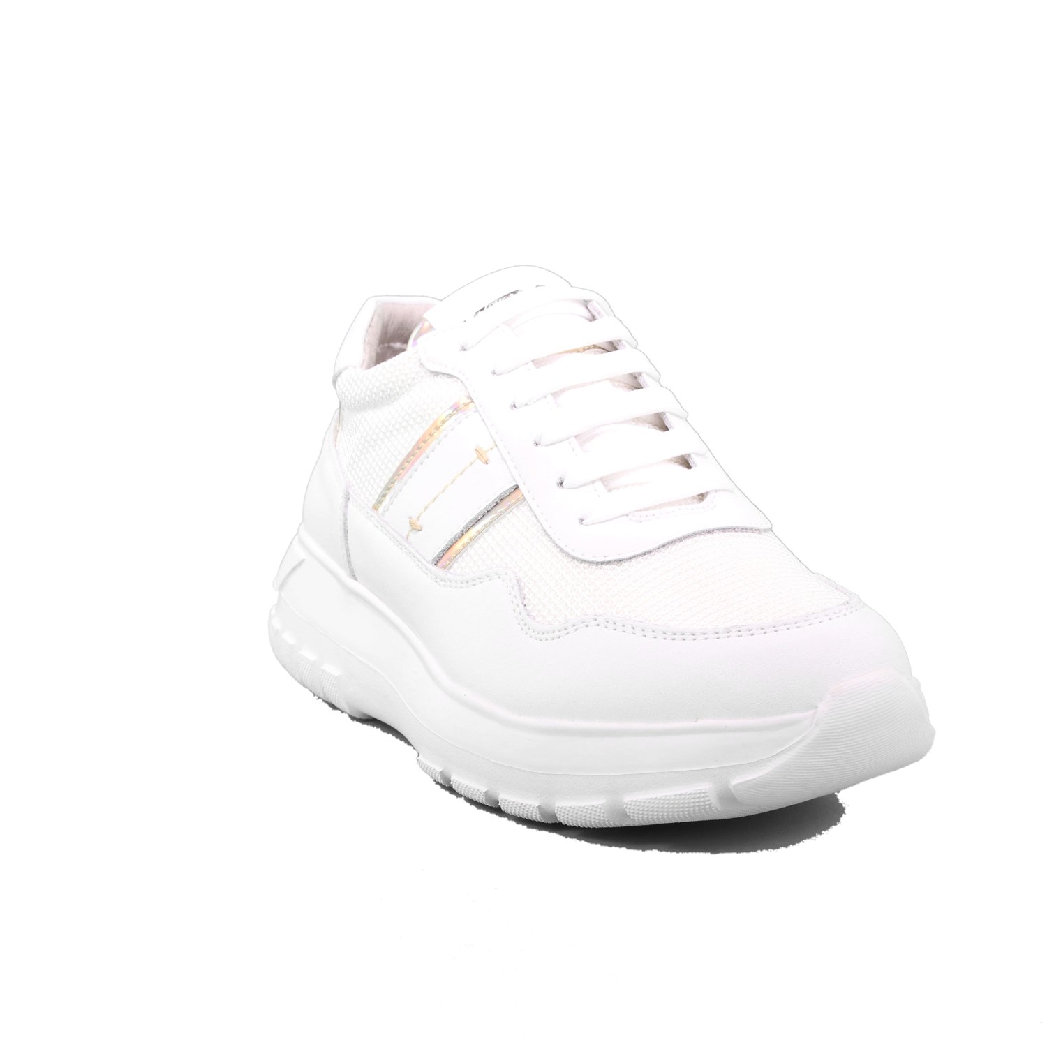 Scarpa Allacciata Keys Donna Bianco Scarpa Allacciata Keys Donna Bianco Scarpe 7 - K-801A