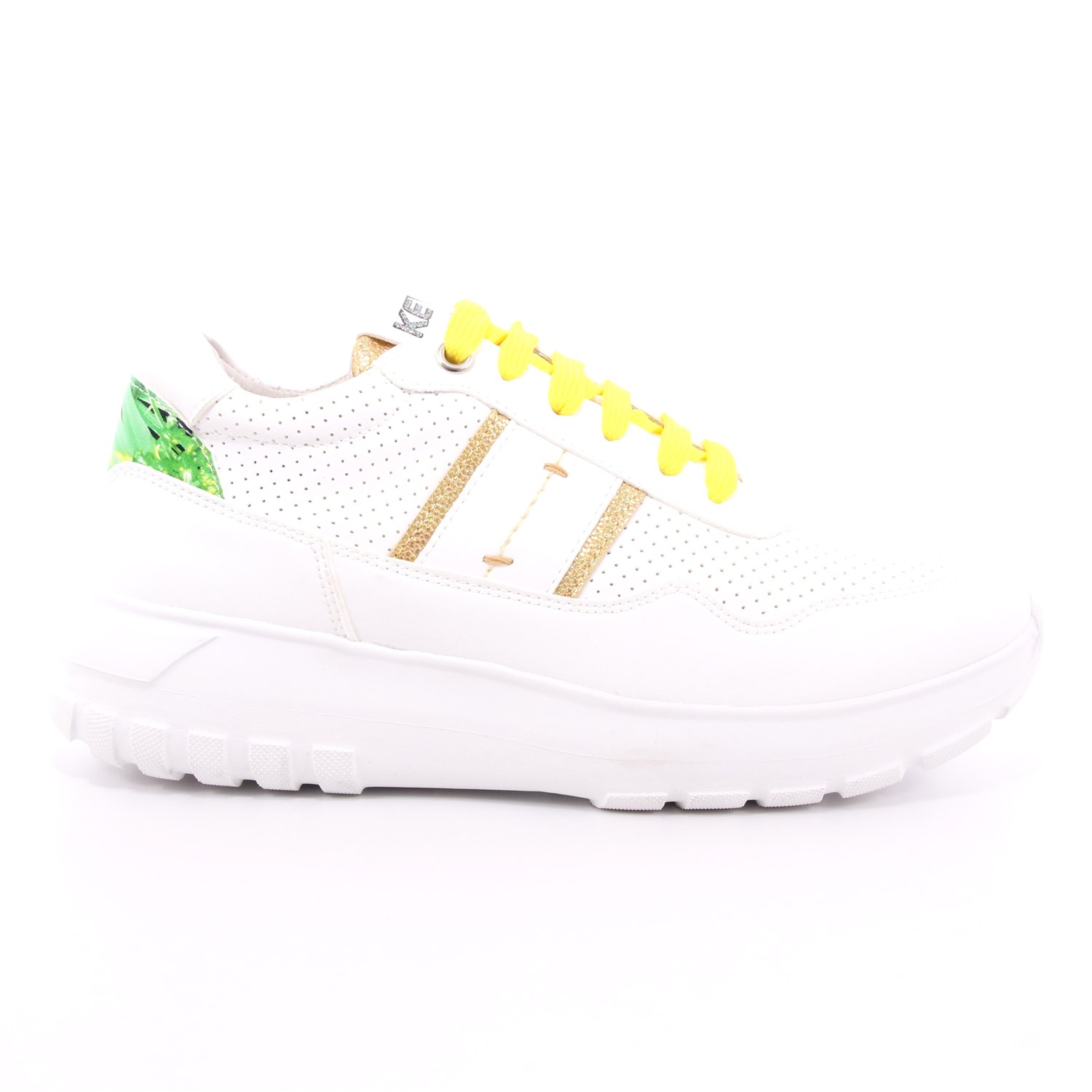 Scarpa Allacciata Keys Donna Bianco Scarpa Allacciata Keys Donna Bianco Scarpe 8 - K-801C