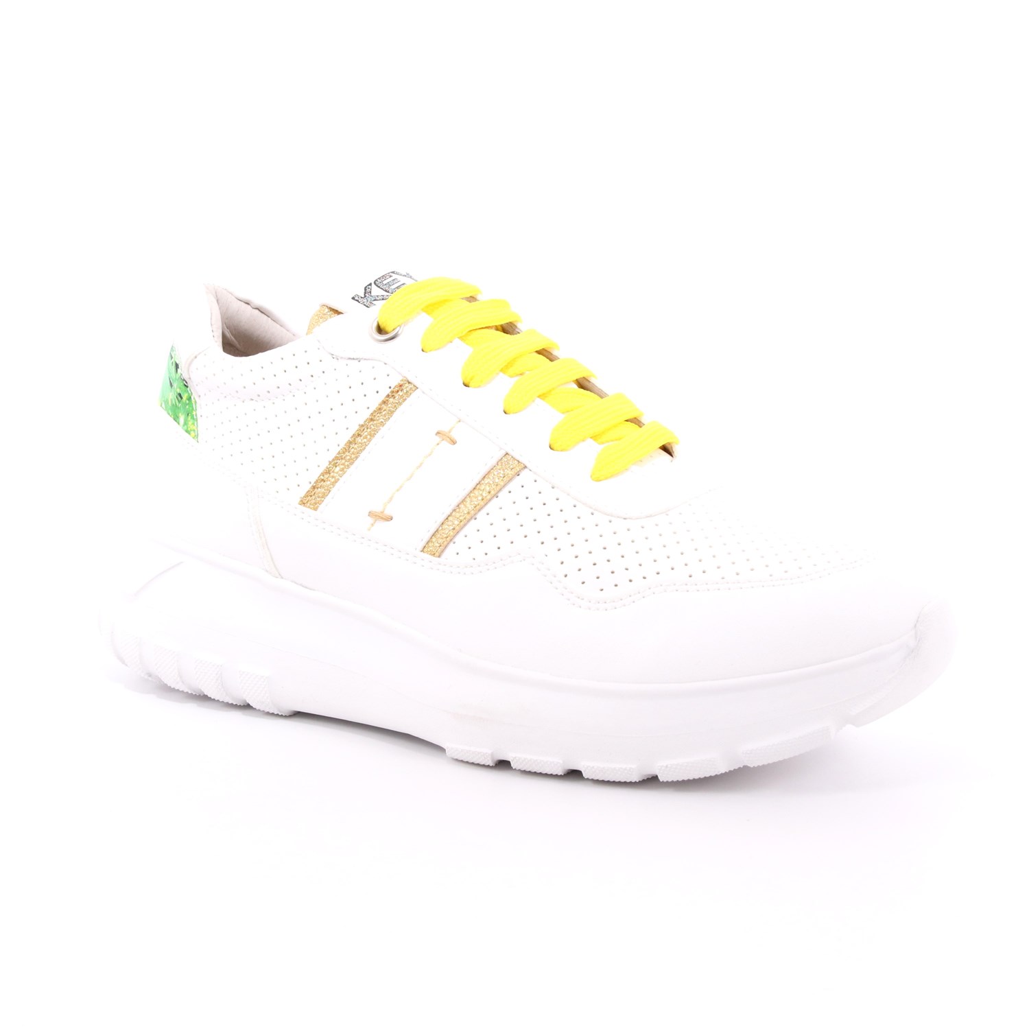 Scarpa Allacciata Keys Donna Bianco Scarpa Allacciata Keys Donna Bianco Scarpe 8 - K-801C