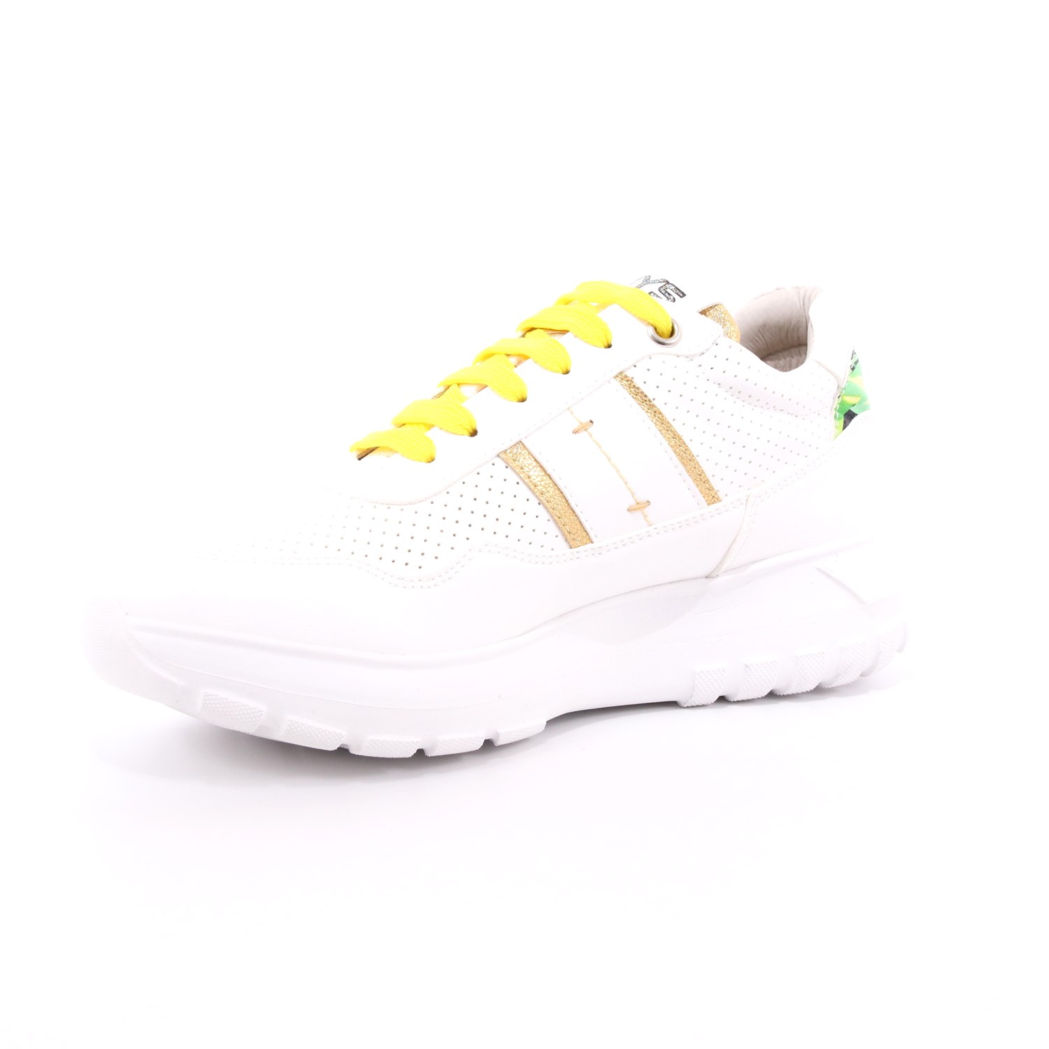 Scarpa Allacciata Keys Donna Bianco Scarpa Allacciata Keys Donna Bianco Scarpe 8 - K-801C