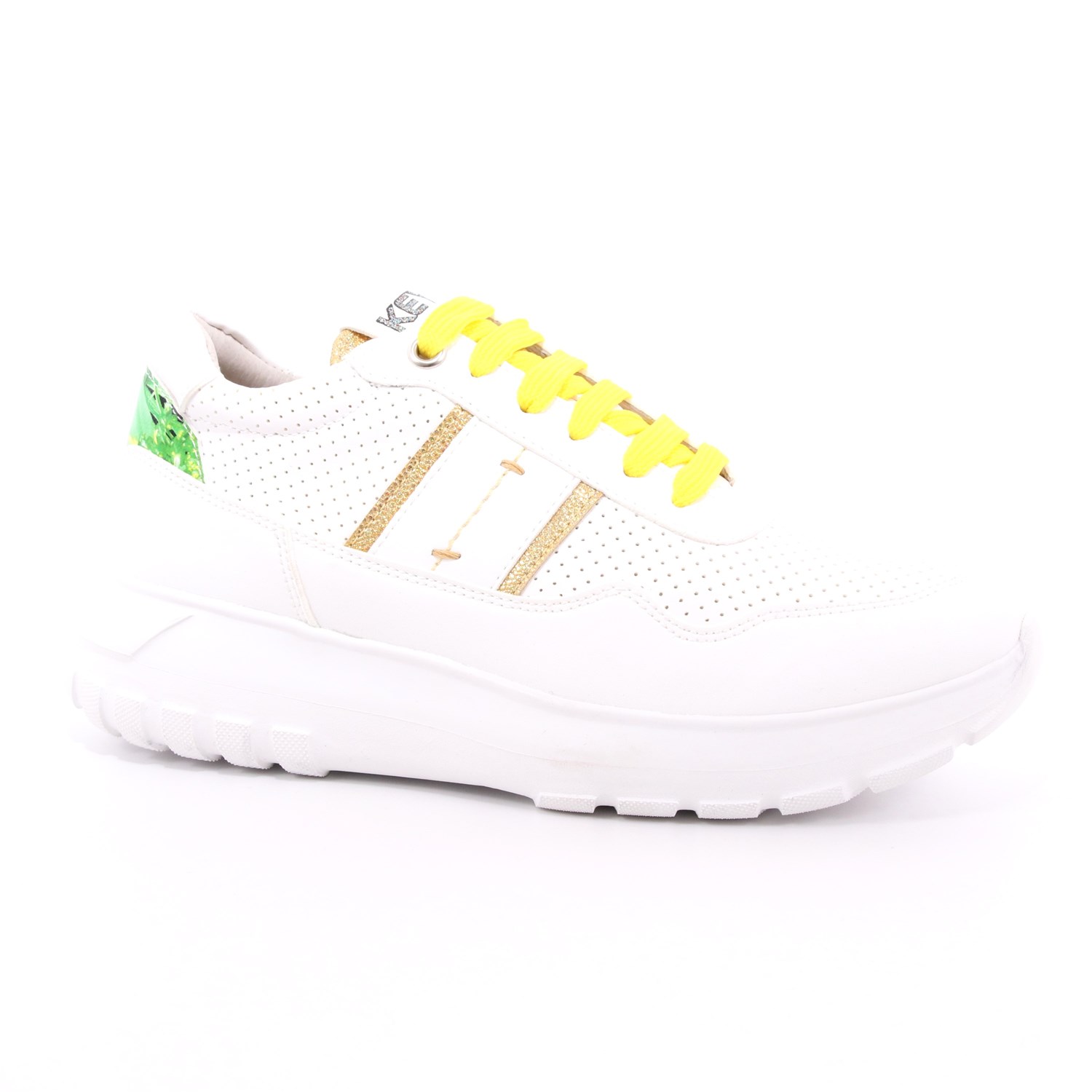 Scarpa Allacciata Keys Donna Bianco Scarpa Allacciata Keys Donna Bianco Scarpe 8 - K-801C