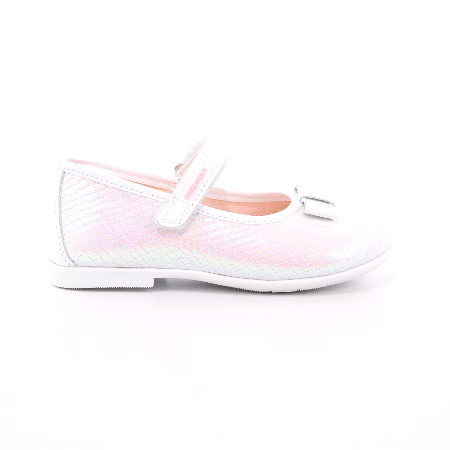 Ballerina Cerimonia Pablosky Bambina Bianco Ballerina Cerimonia Pablosky Bambina Bianco Scarpe 237 - 074709