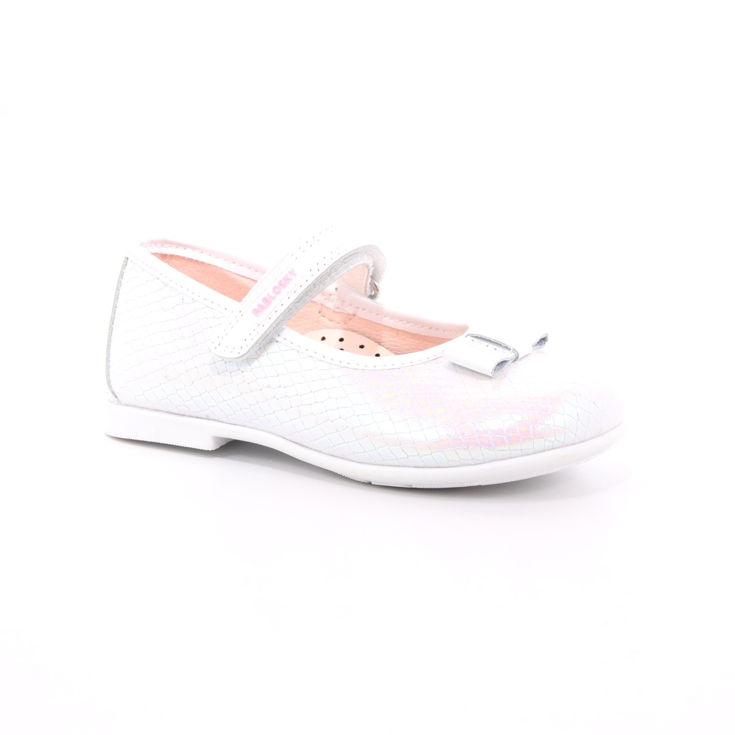 Ballerina Cerimonia Pablosky Bambina Bianco Ballerina Cerimonia Pablosky Bambina Bianco Scarpe 237 - 074709