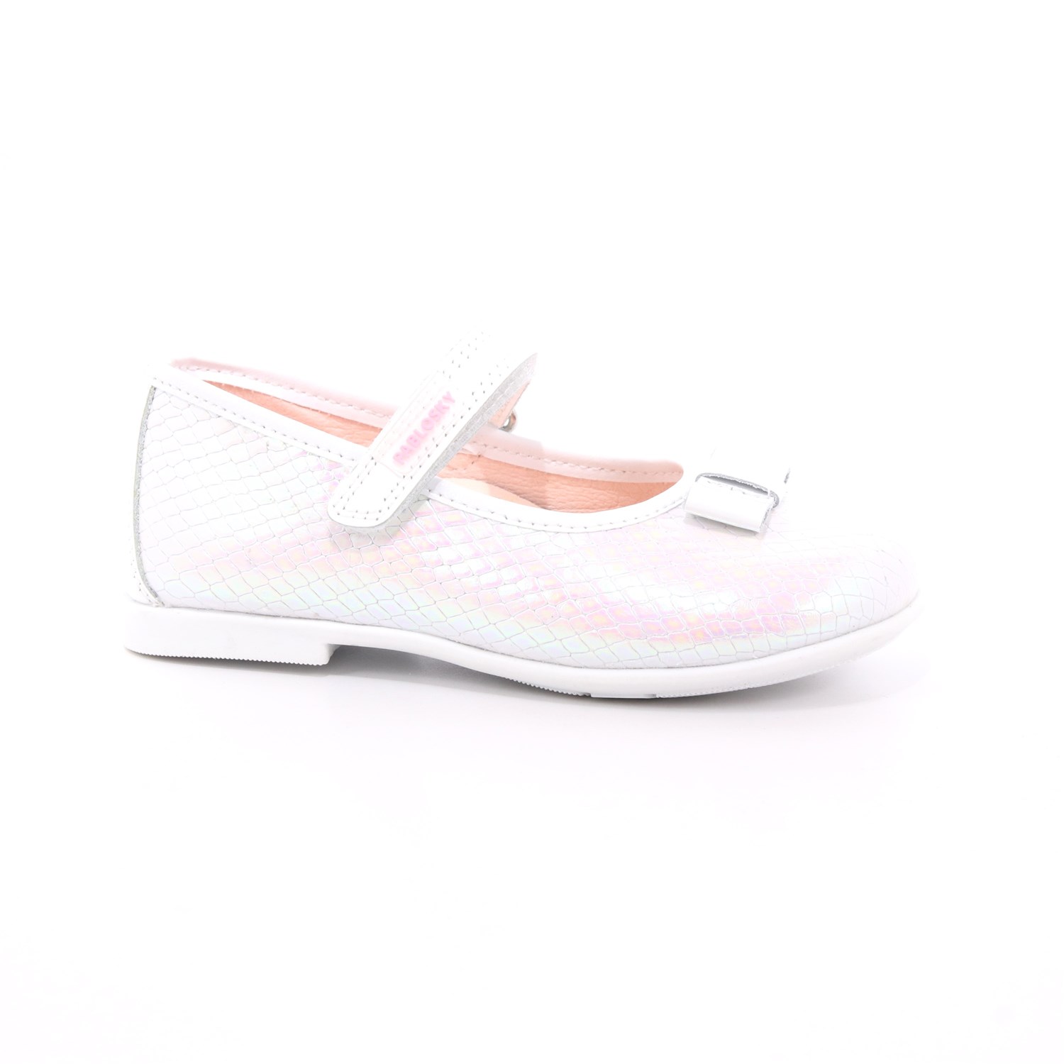 Ballerina Cerimonia Pablosky Bambina Bianco Ballerina Cerimonia Pablosky Bambina Bianco Scarpe 237 - 074709