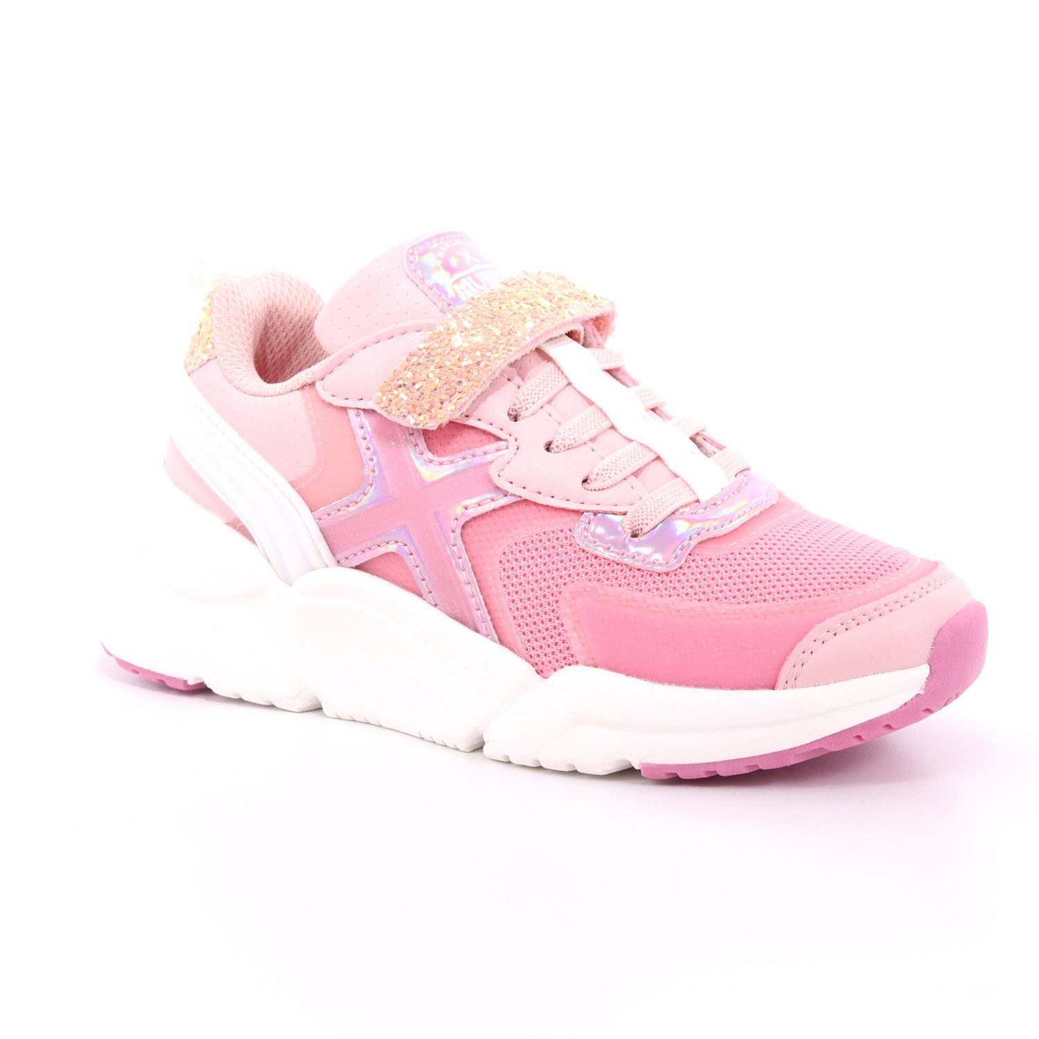 Scarpa Strappi + Elastico Munich Bambina Rosa Scarpa Strappi + Elastico Munich Bambina Rosa Scarpe 1 - 8890001
