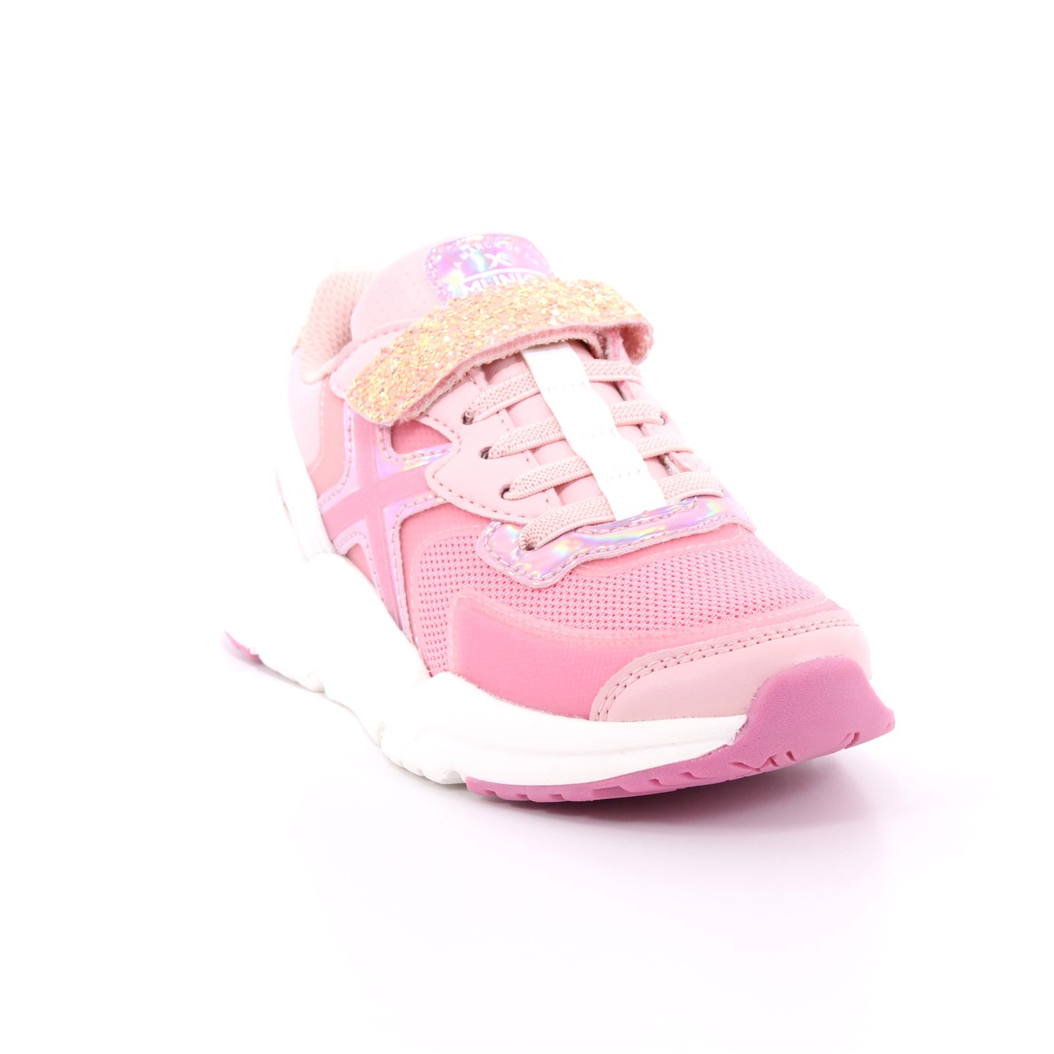 Scarpa Strappi + Elastico Munich Bambina Rosa Scarpa Strappi + Elastico Munich Bambina Rosa Scarpe 1 - 8890001