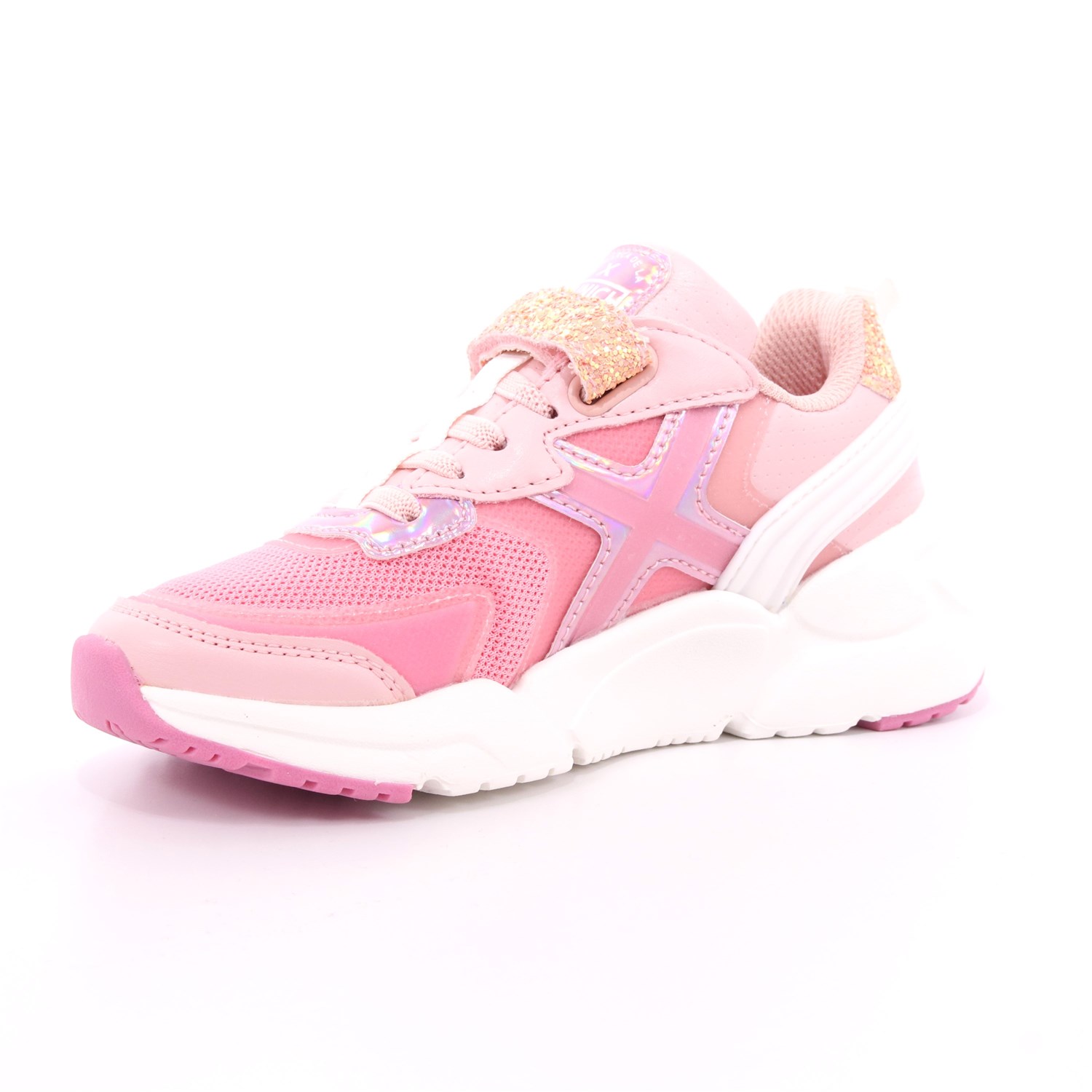 Scarpa Strappi + Elastico Munich Bambina Rosa Scarpa Strappi + Elastico Munich Bambina Rosa Scarpe 1 - 8890001