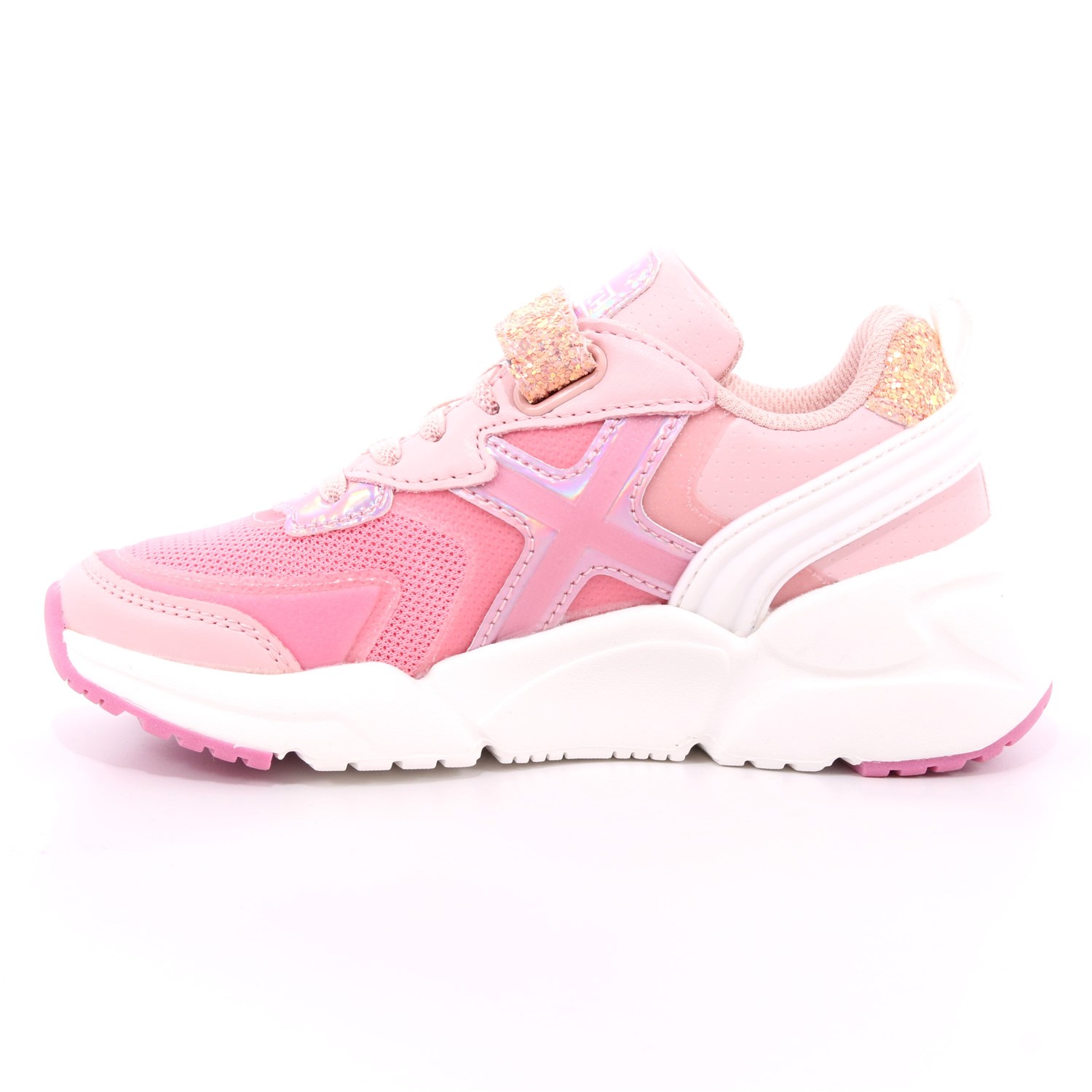 Scarpa Strappi + Elastico Munich Bambina Rosa Scarpa Strappi + Elastico Munich Bambina Rosa Scarpe 1 - 8890001