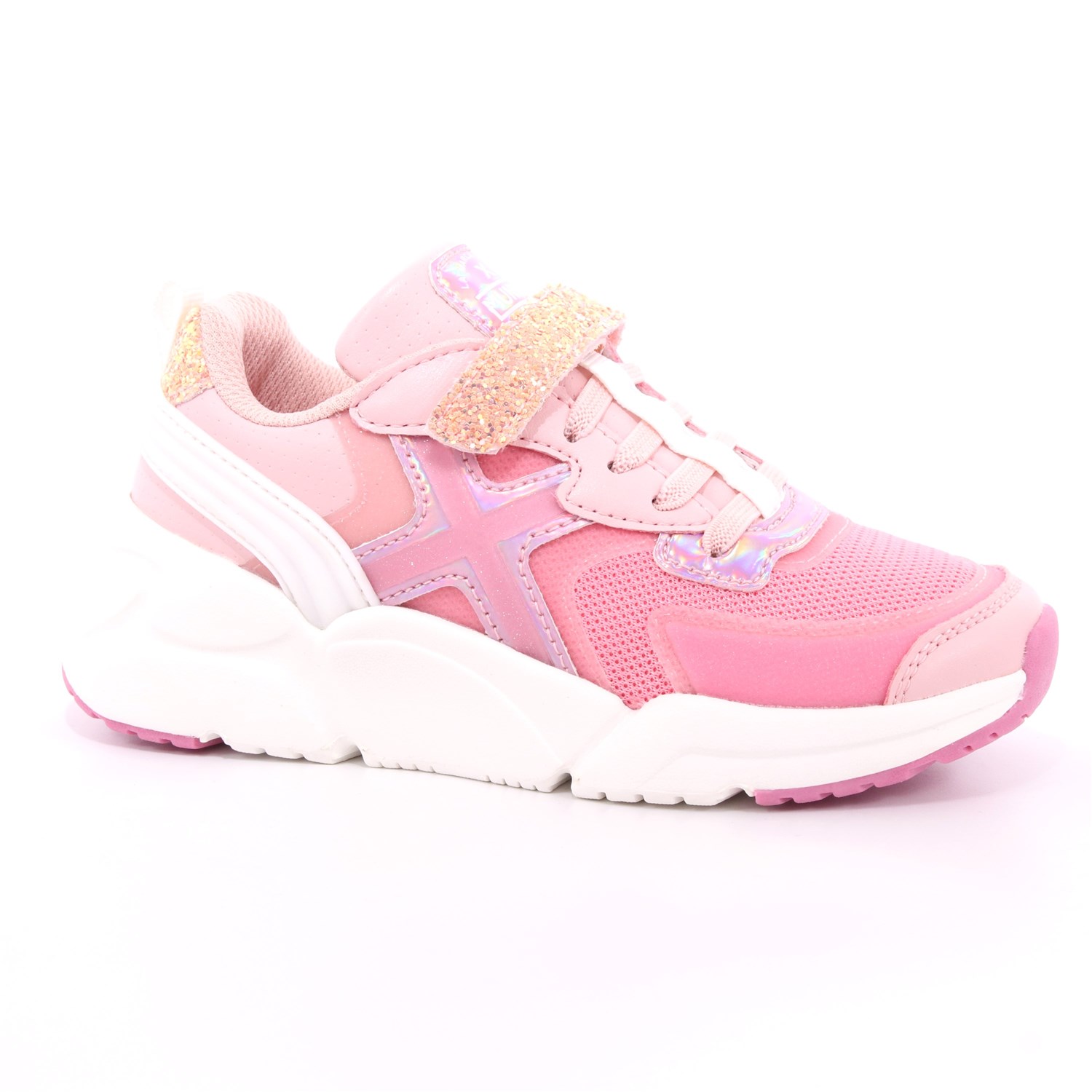 Scarpa Strappi + Elastico Munich Bambina Rosa Scarpa Strappi + Elastico Munich Bambina Rosa Scarpe 1 - 8890001
