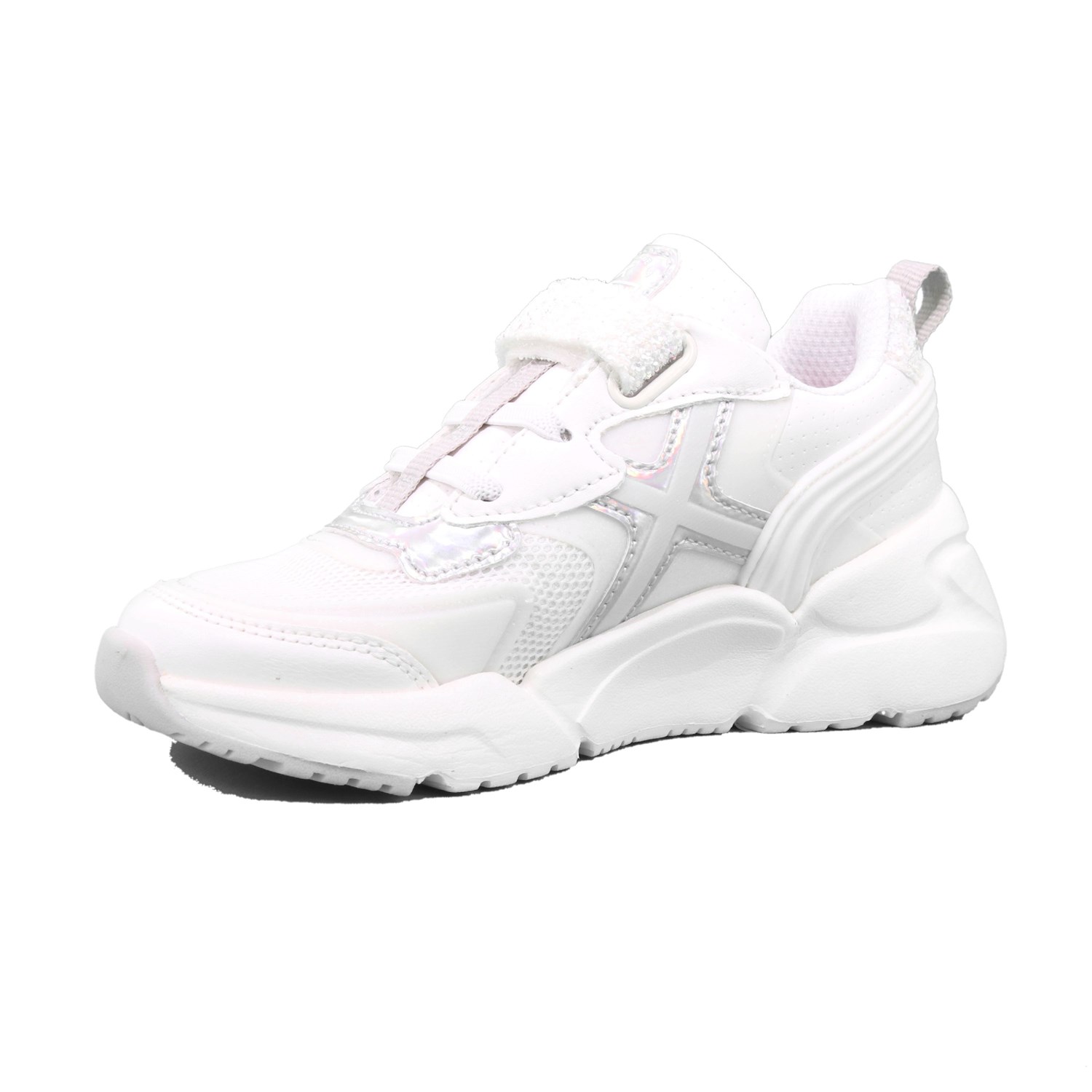 Scarpa Strappi + Elastico Munich Bambina Bianco Scarpa Strappi + Elastico Munich Bambina Bianco Scarpe 2 - 8890002