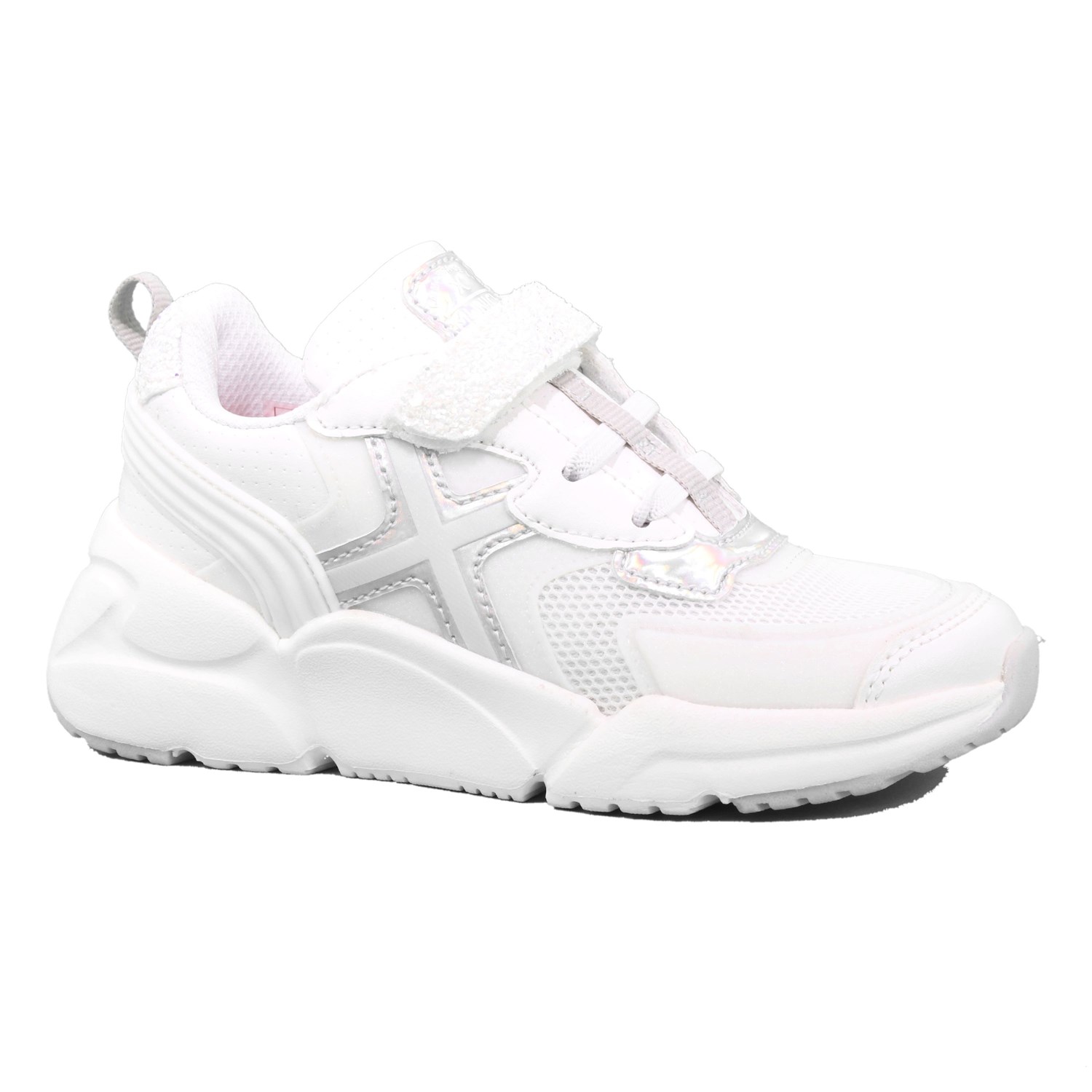 Scarpa Strappi + Elastico Munich Bambina Bianco Scarpa Strappi + Elastico Munich Bambina Bianco Scarpe 2 - 8890002