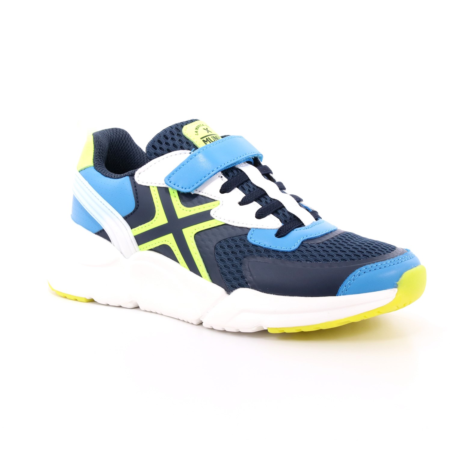 Scarpa Strappi + Elastico Munich Bambina Blu Scarpa Strappi + Elastico Munich Bambina Blu Scarpe 4 - 8890006
