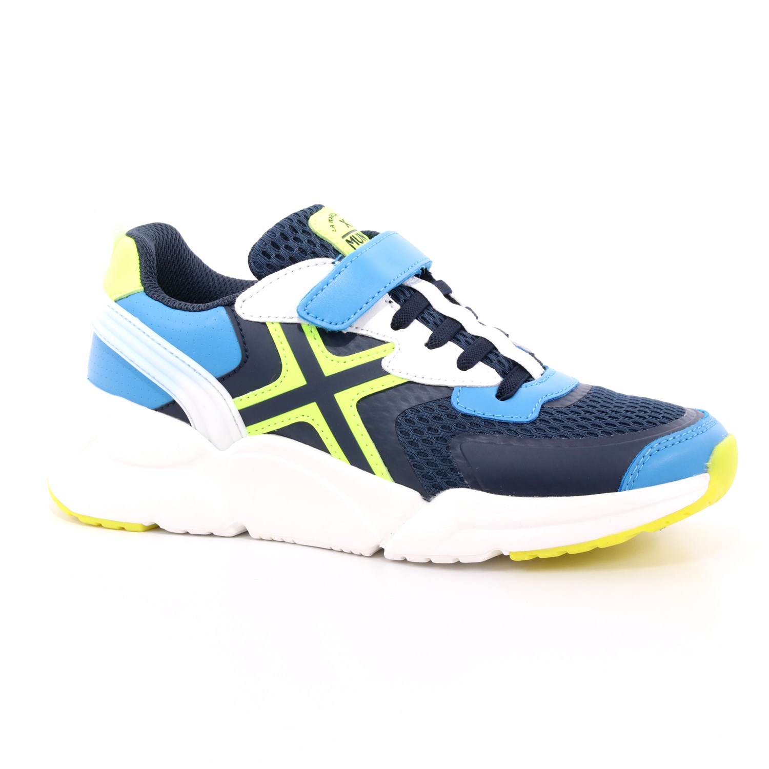 Scarpa Strappi + Elastico Munich Bambina Blu Scarpa Strappi + Elastico Munich Bambina Blu Scarpe 4 - 8890006