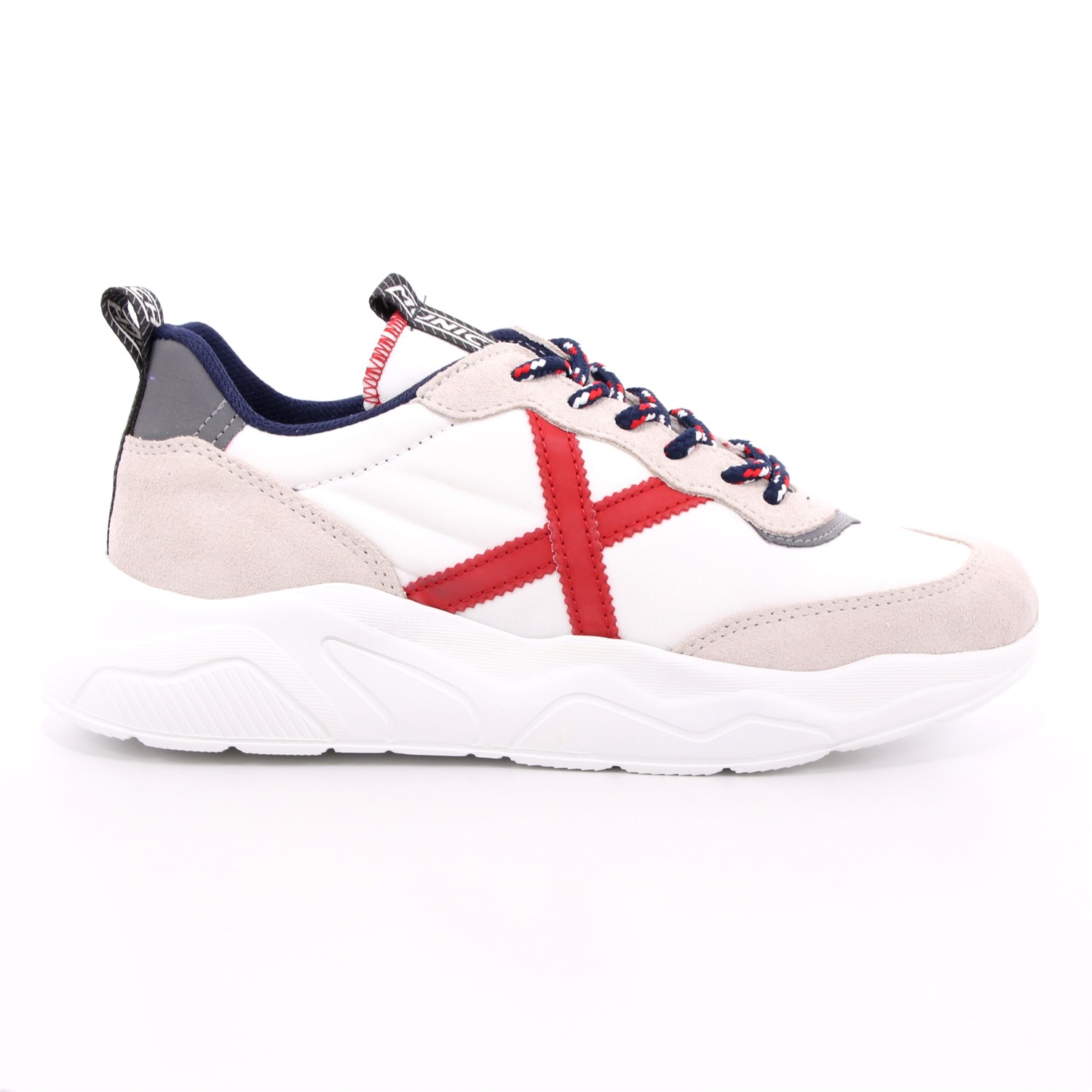 Scarpa Allacciata Munich Uomo Bianco Scarpa Allacciata Munich Uomo Bianco Scarpe 5 - 8770020