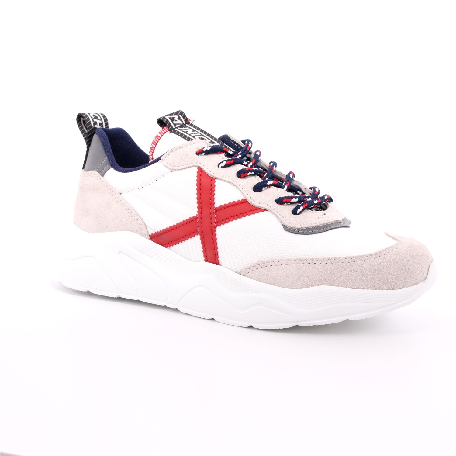 Scarpa Allacciata Munich Uomo Bianco Scarpa Allacciata Munich Uomo Bianco Scarpe 5 - 8770020