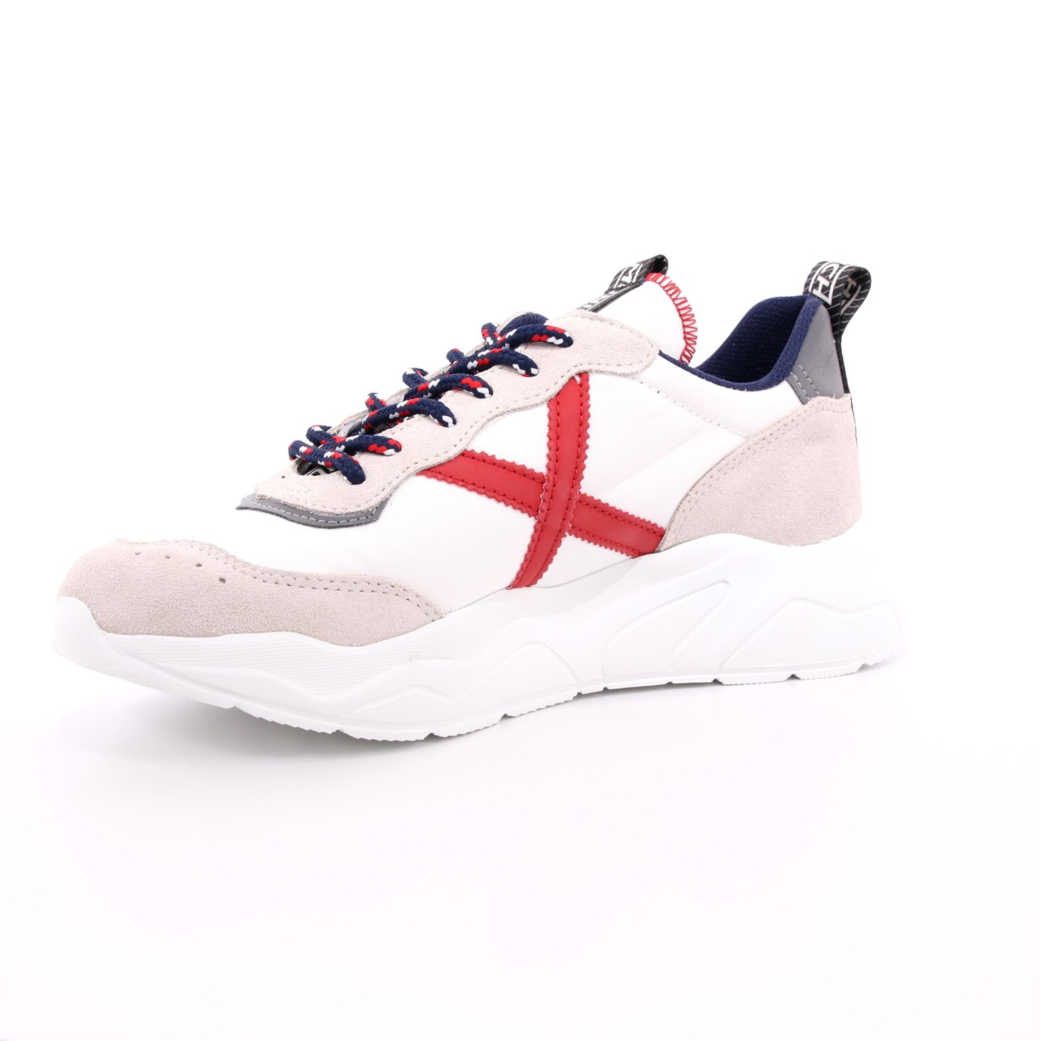 Scarpa Allacciata Munich Uomo Bianco Scarpa Allacciata Munich Uomo Bianco Scarpe 5 - 8770020